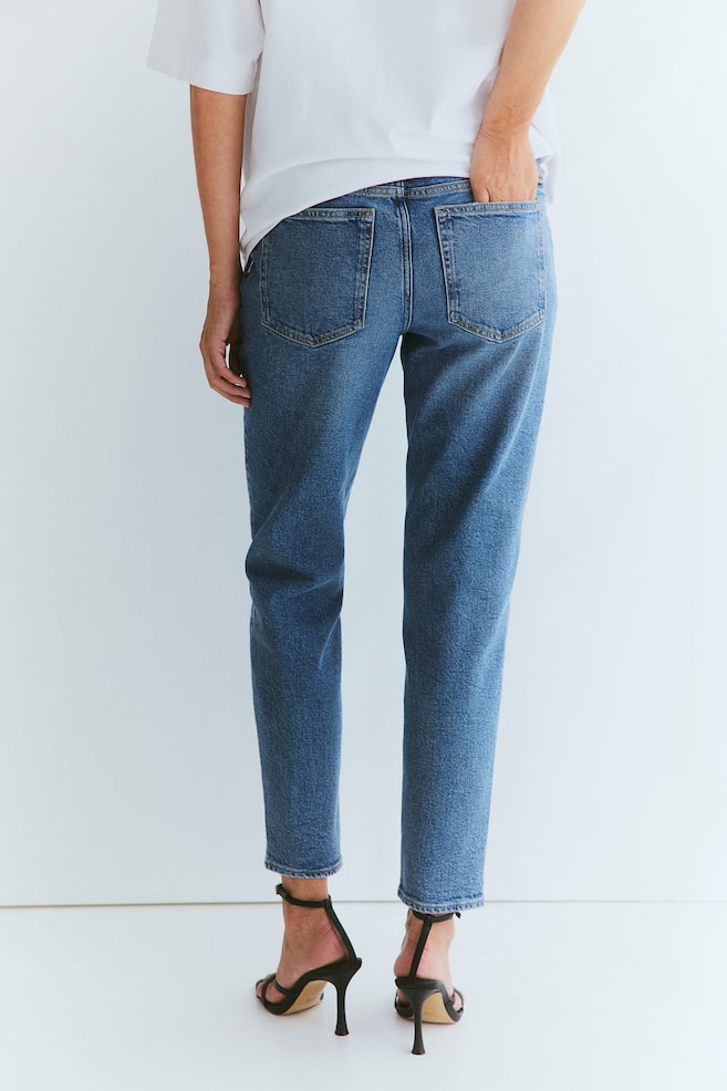MAMA Slim Ankle Jeans - Denim blue/Light denim blue - 3