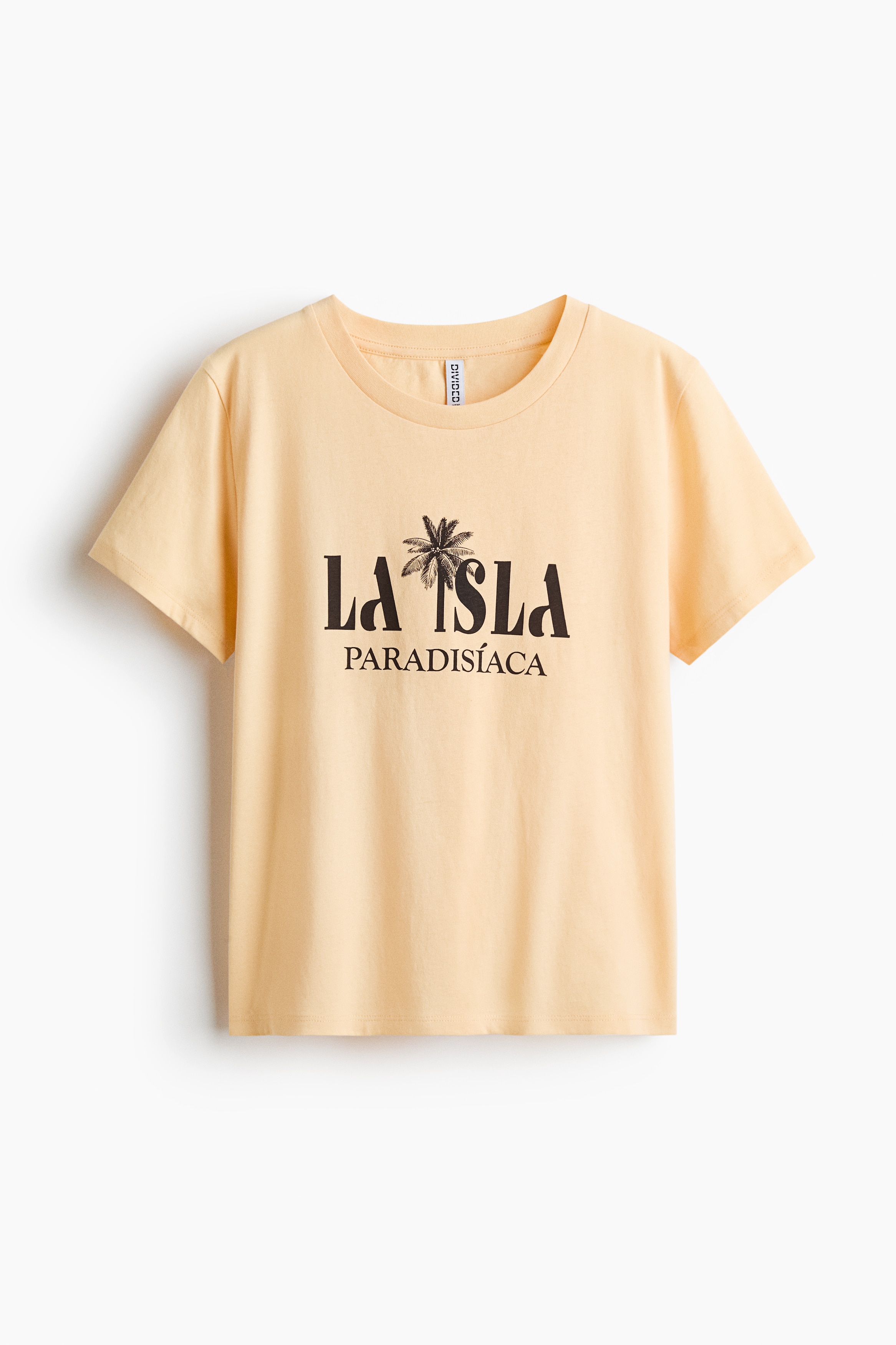 Printed T-shirt - Light yellow/La Isla/Light beige/Salad/White/Sun/Light yellow/Parasol/Light grey marl/Hôtel Vue Mer/Brick red/Palm tree