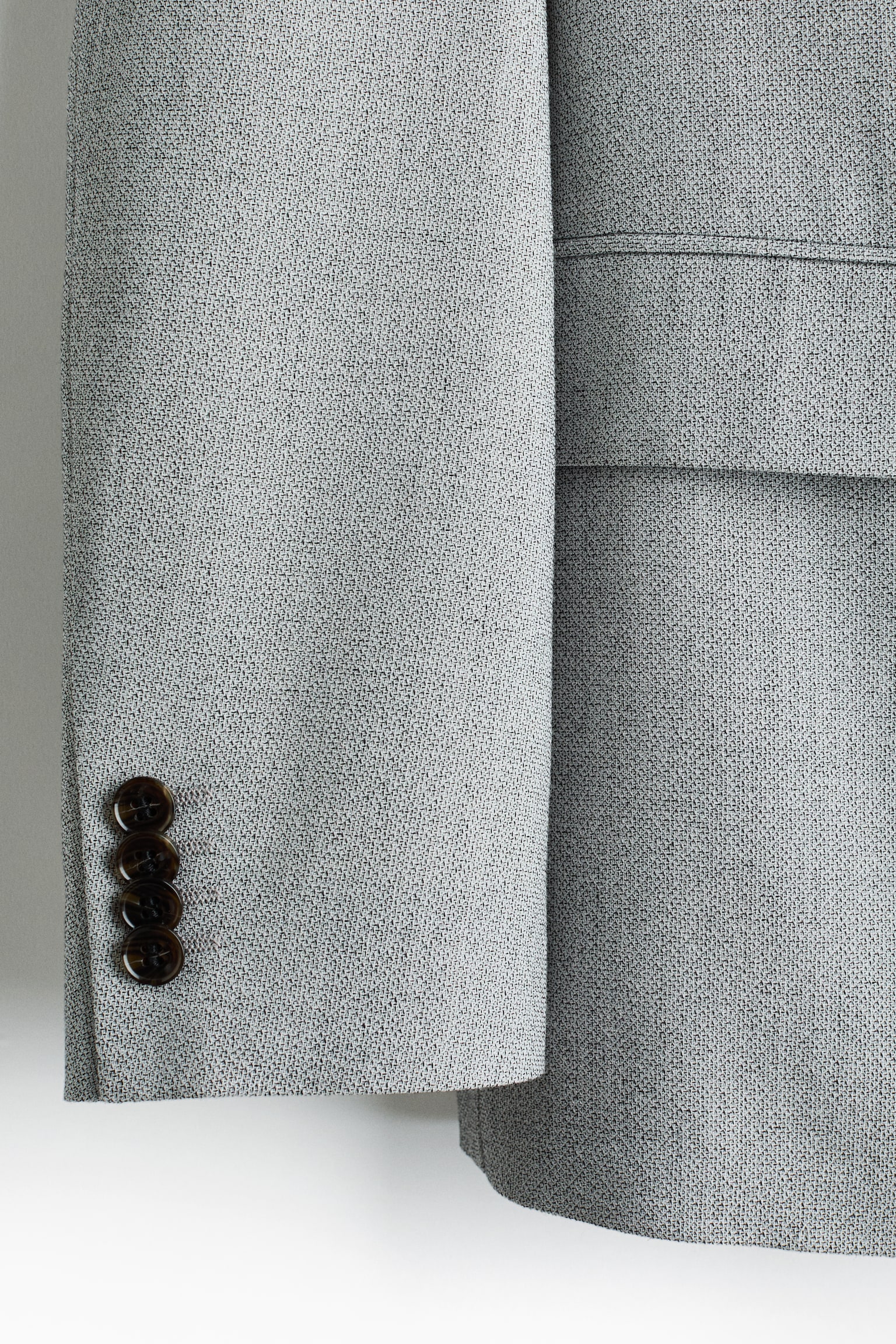 Regular Fit Double-breasted jacket - Light grey - 3