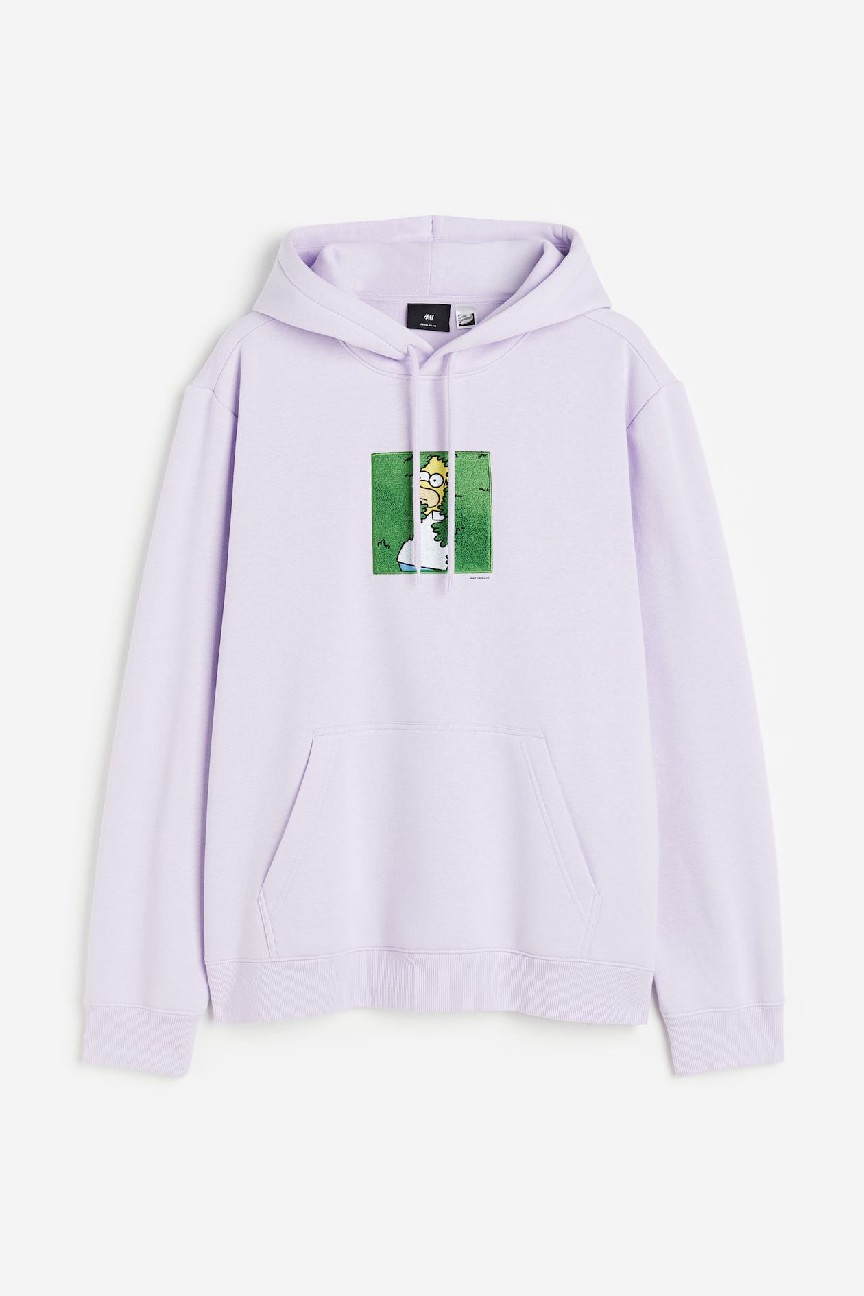 Regular Fit Hoodie Light purple/The Simpsons Men H&M IN