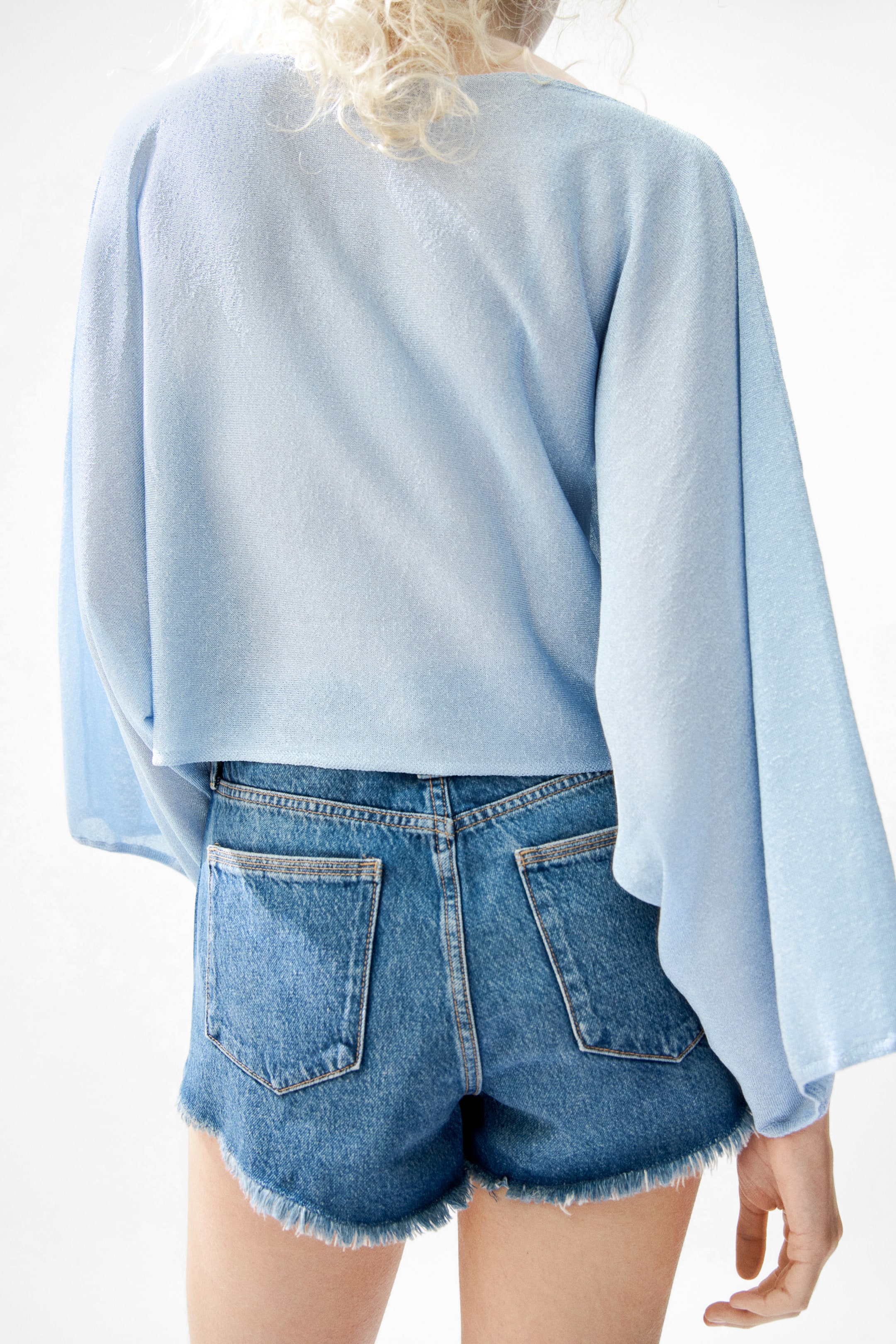 Shimmery Cape Top