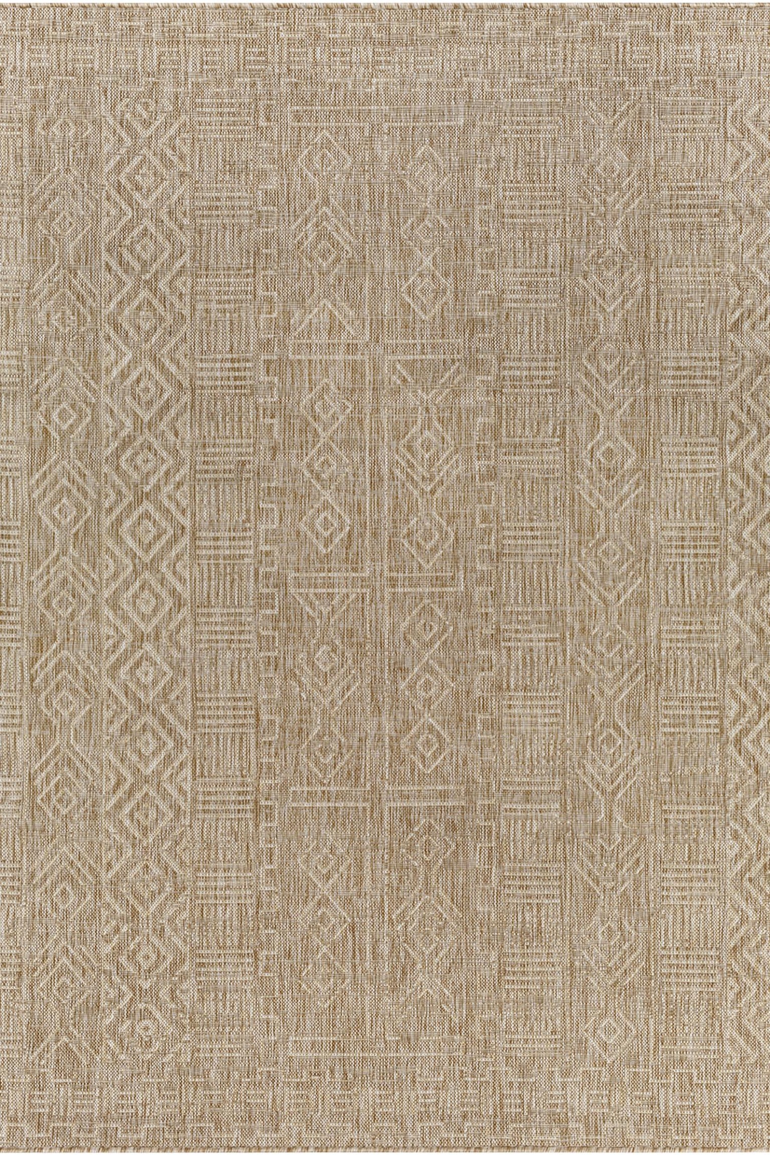 Sweta In- /outdoor Area Rug - Brown, Ivory - 1