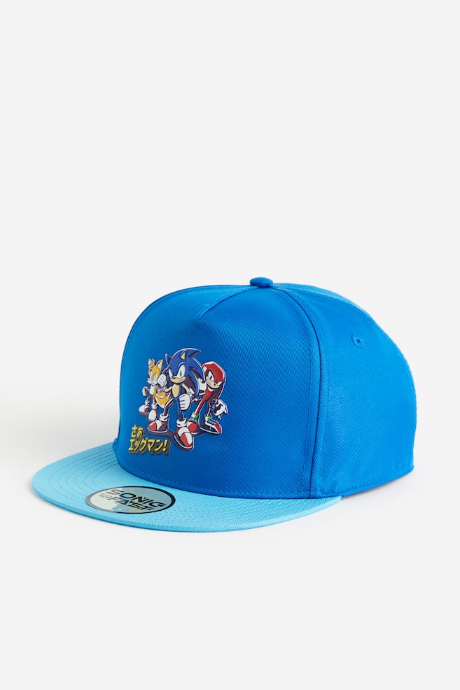 Motif-detail cap - Blue/Sonic the Hedgehog/Yellow/Pokémon/Red/Spider-Man/Blue/Sonic the Hedgehog/dc/dc/dc/dc/dc/dc/dc - 1