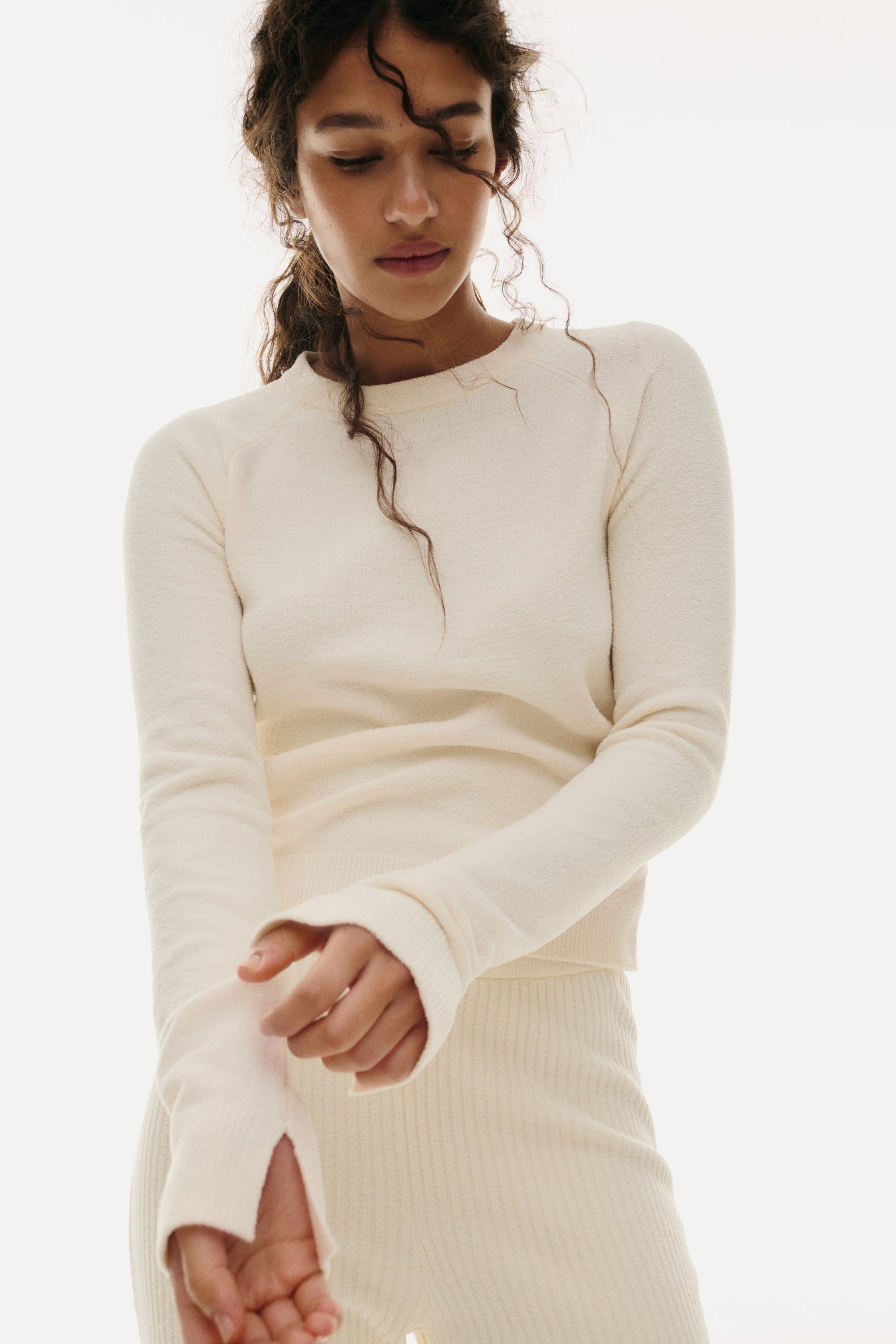 Agrandir l'image: Pull ajusté - Crème - FEMME | H&M BE 2