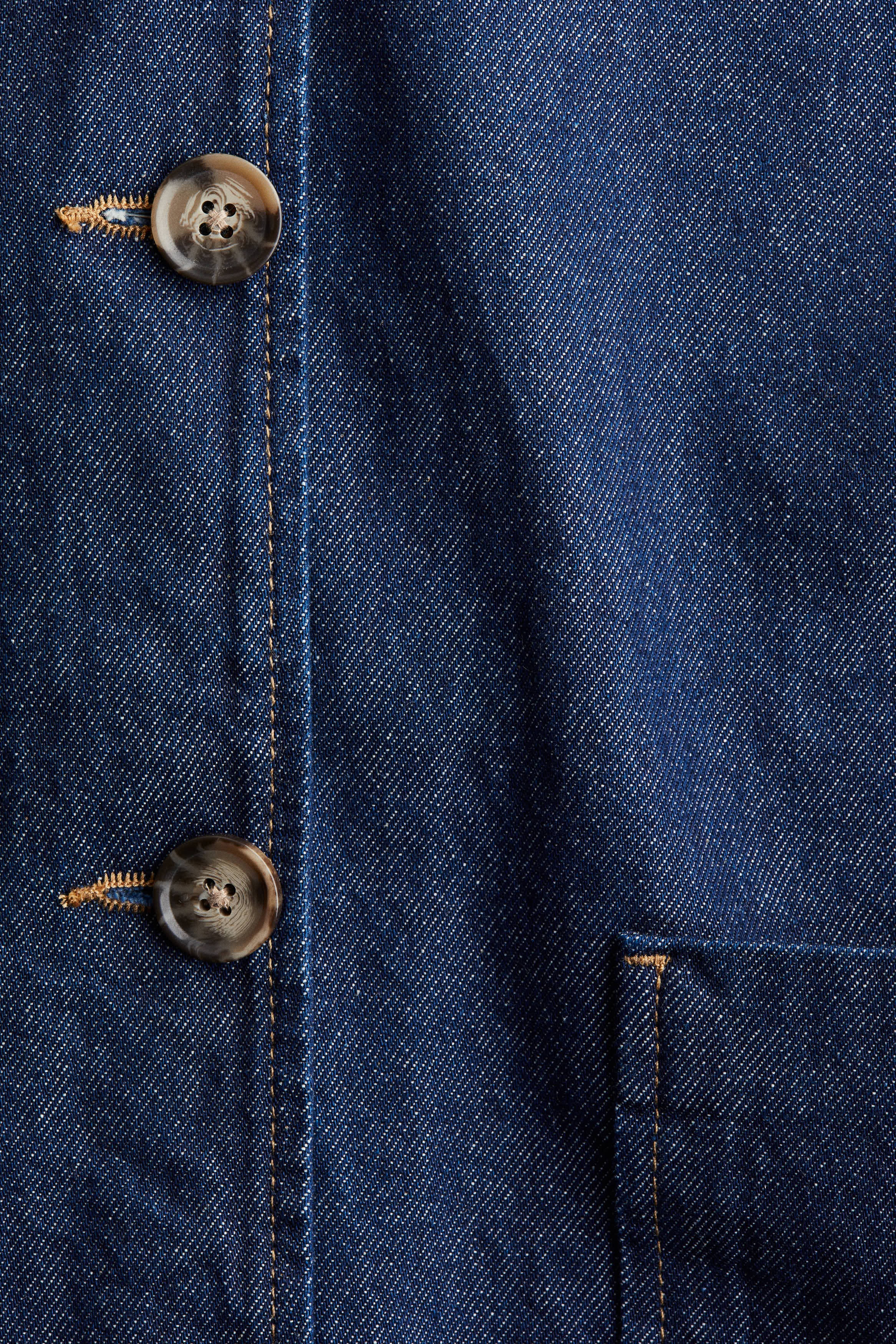 Collared twill jacket