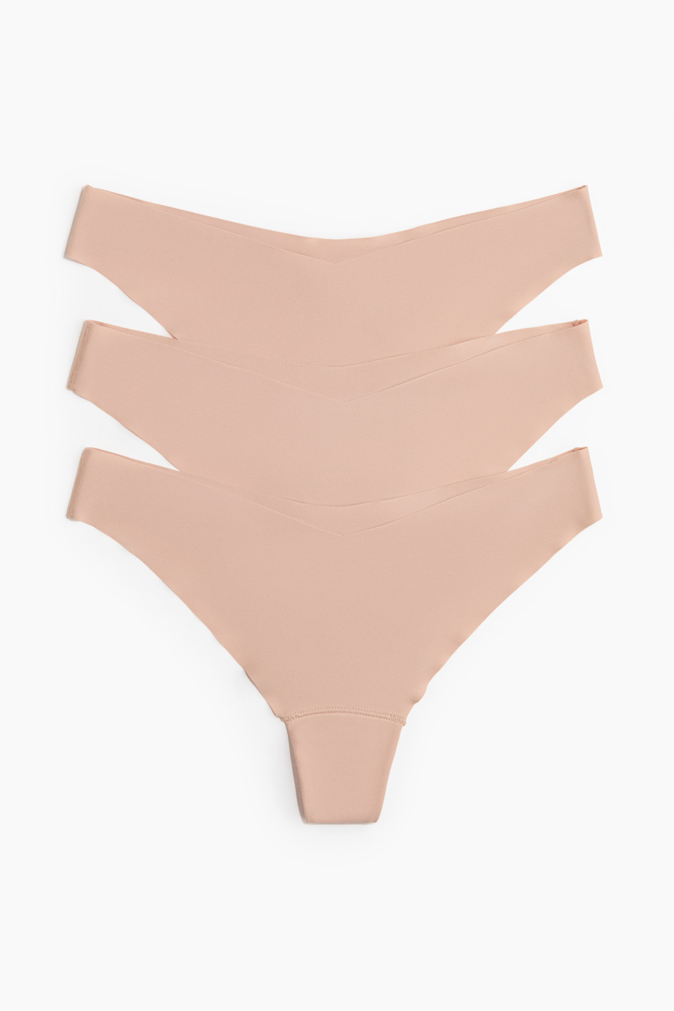 3-Pack Invisible Thong Briefs