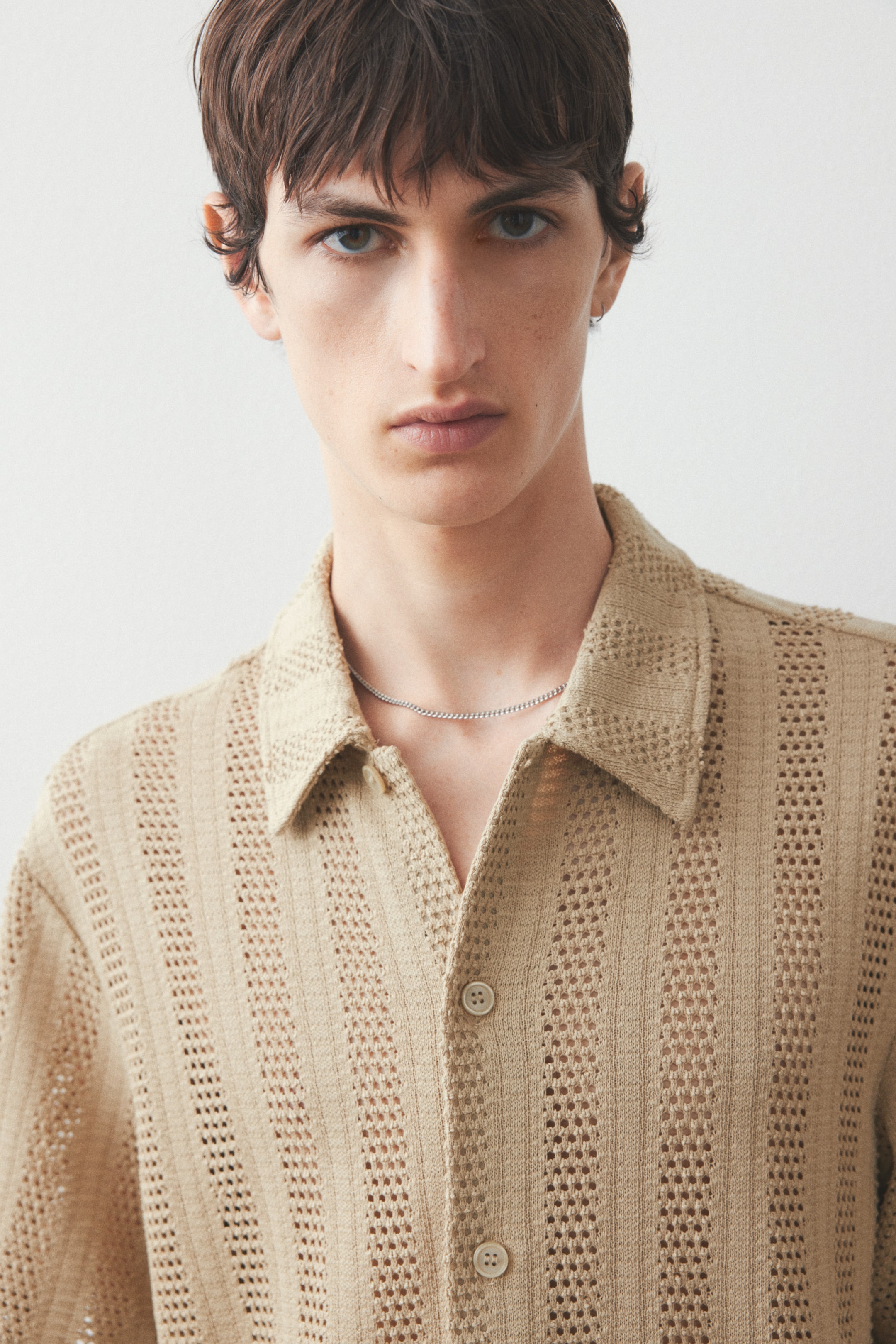 Regular Fit Jacquard-Knit Shirt