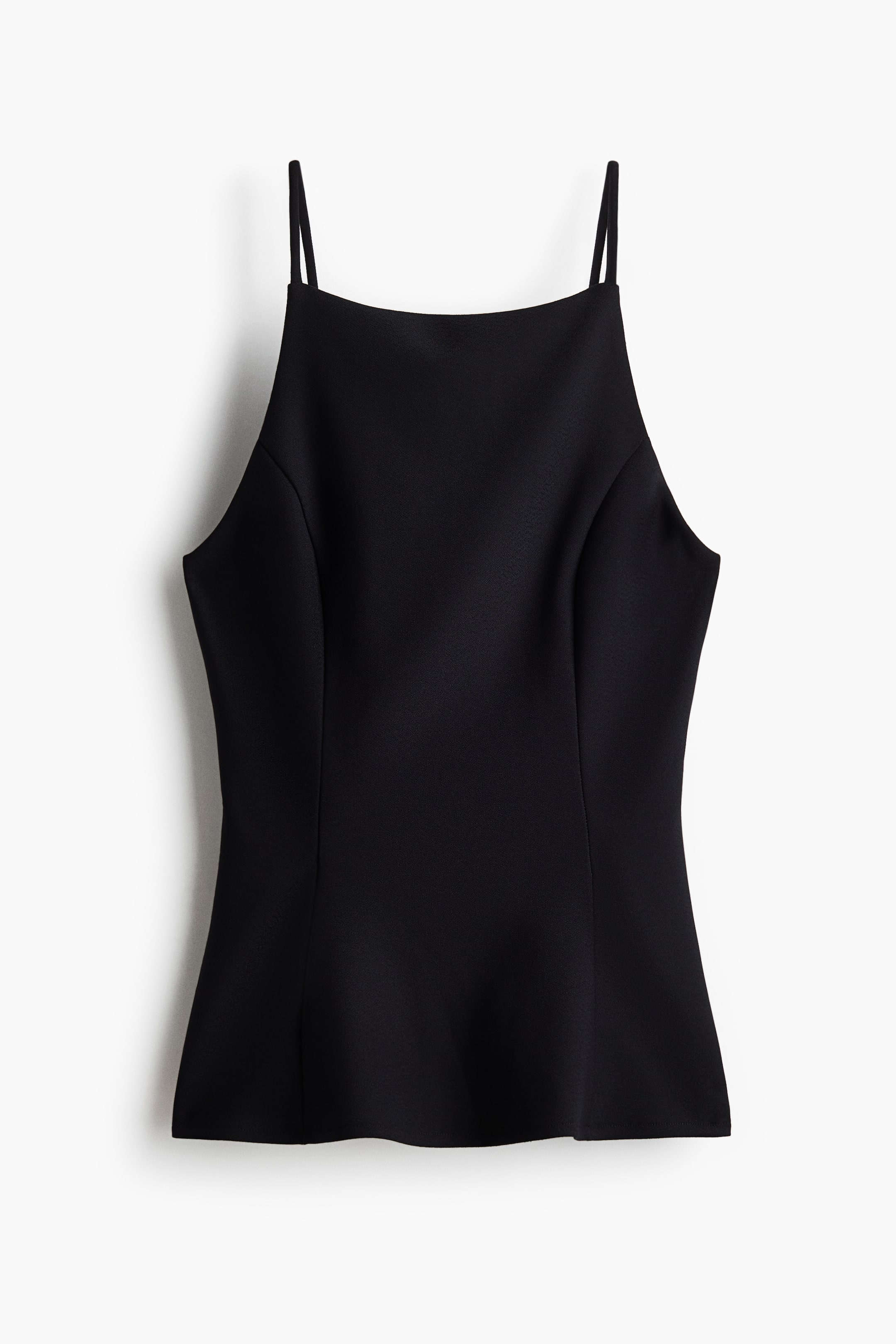 Sleeveless Peplum Top