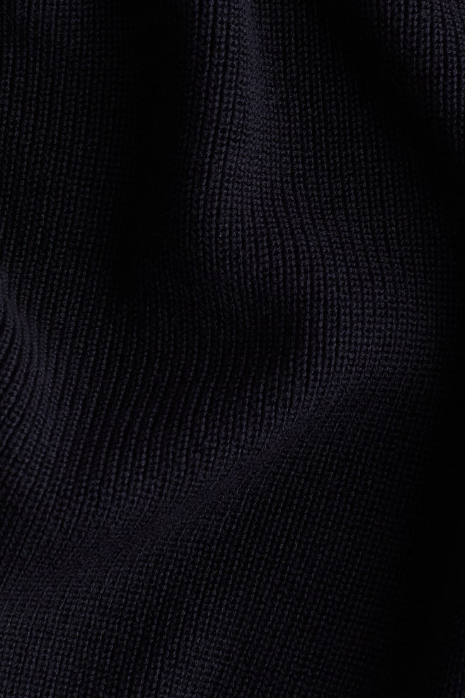 Rib-Knit Sweater - Navy blue - 2