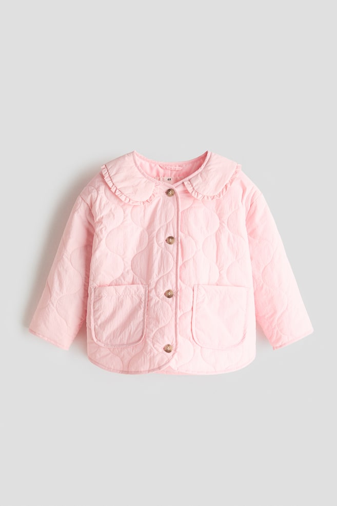 Quilted Jacket - Light pink - 1