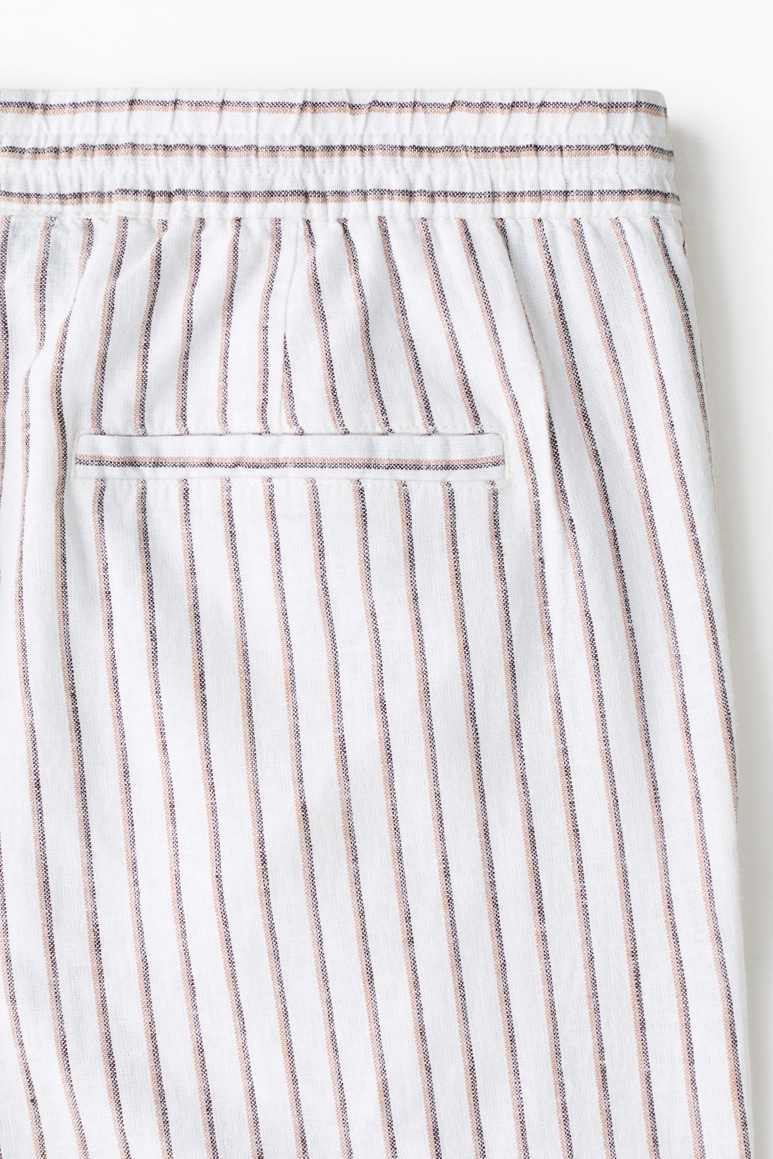 Relaxed Fit Linen-blend shorts - 3