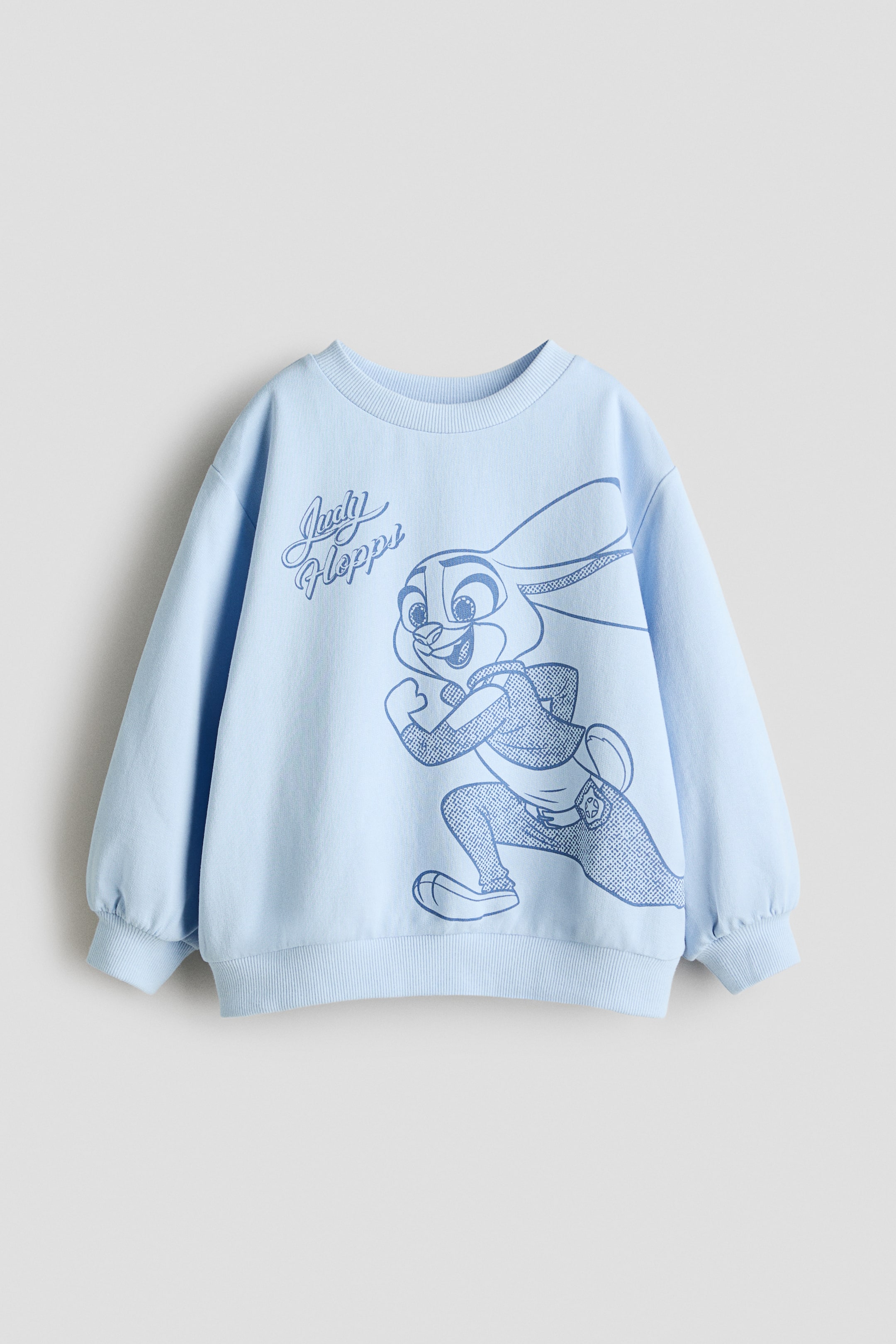 拡大画像を表示: プリントデザインスウェットシャツ - ライトブルー／ズートピア - Kids | H&M JP 5
