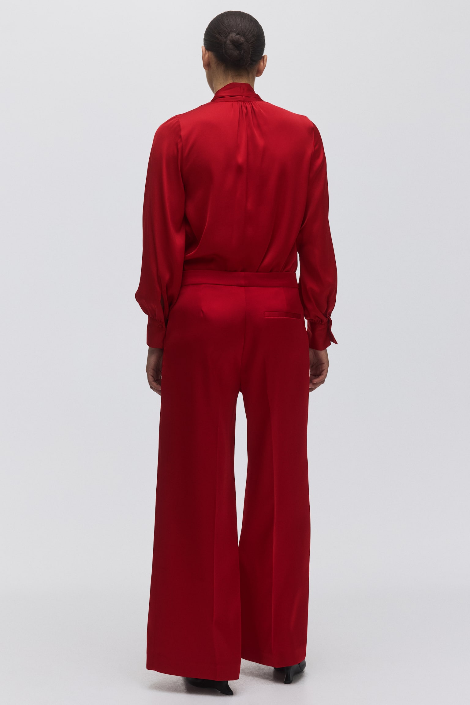 Wide trousers - Red - 5