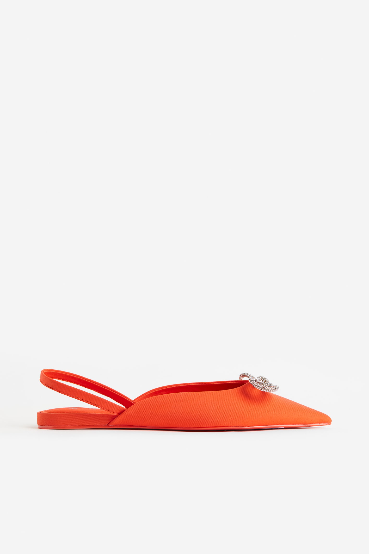 Bow Detail Slingbacks - Orange/Purple - 1