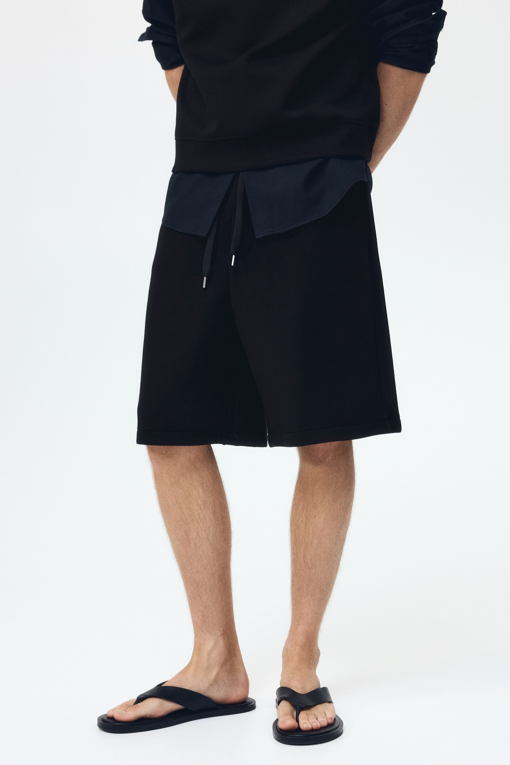 Relaxed-Fit Scuba Shorts