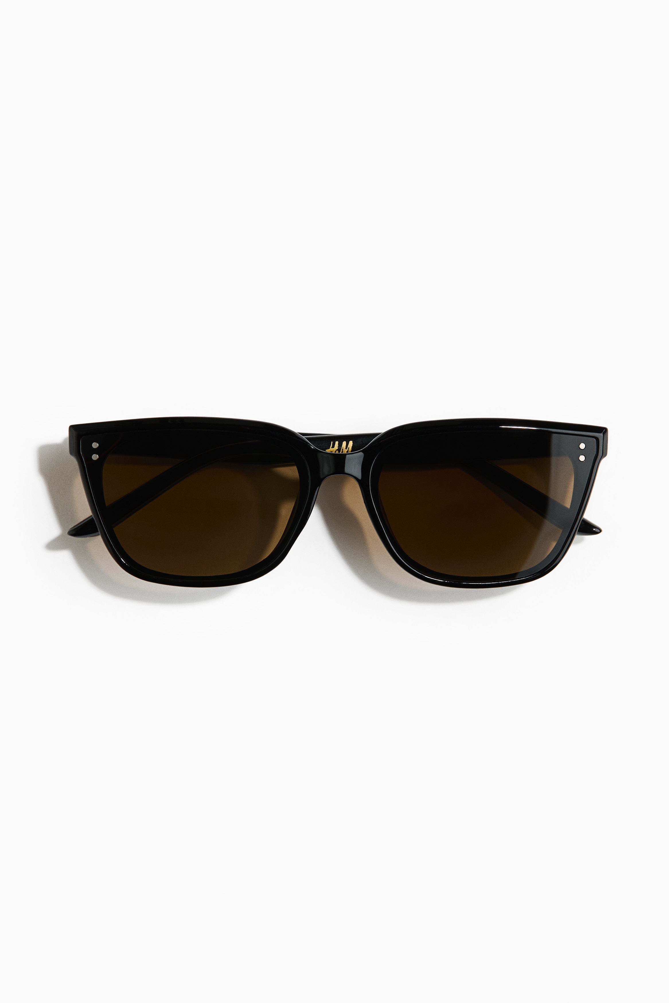 Square sunglasses - Black/Brown/Tortoiseshell pattern