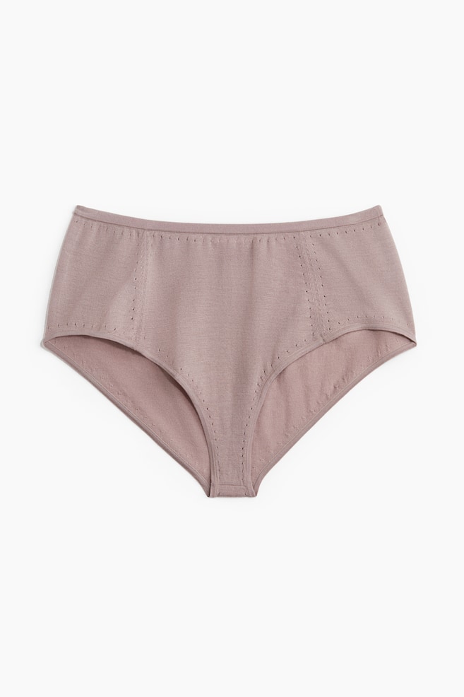 Slip van wol - Hipster - Dusty lichtroze/Donkergrijs - 1