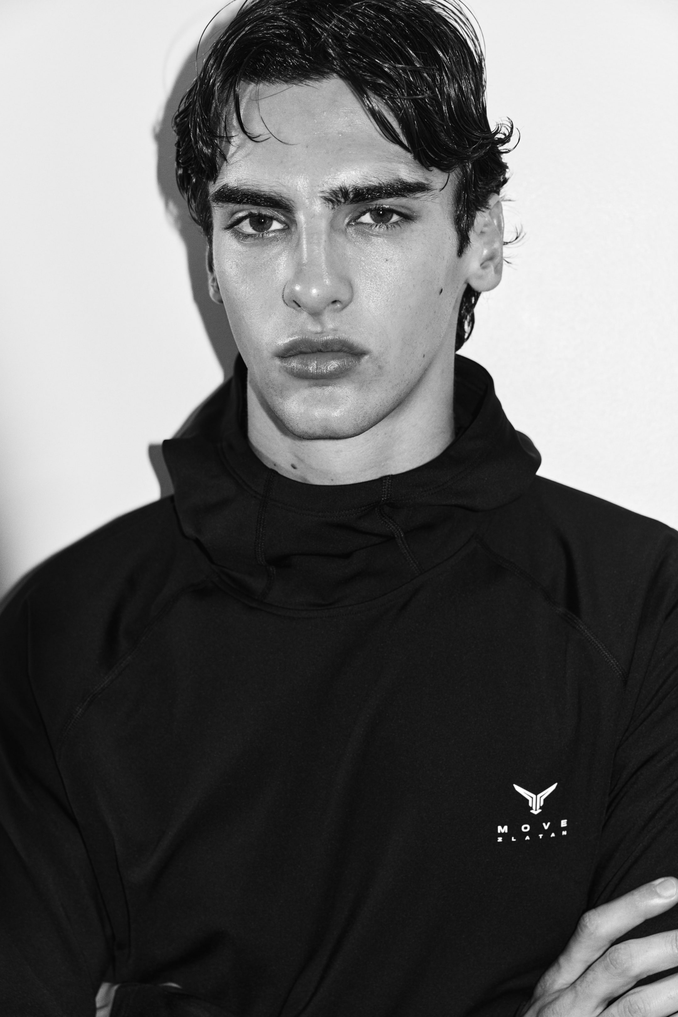 Voir une image plus grande: Chandail à capuche de sport chaud ThermoMove™ - Noir/logo Move Zlatan - HOMME | H&M CA 3