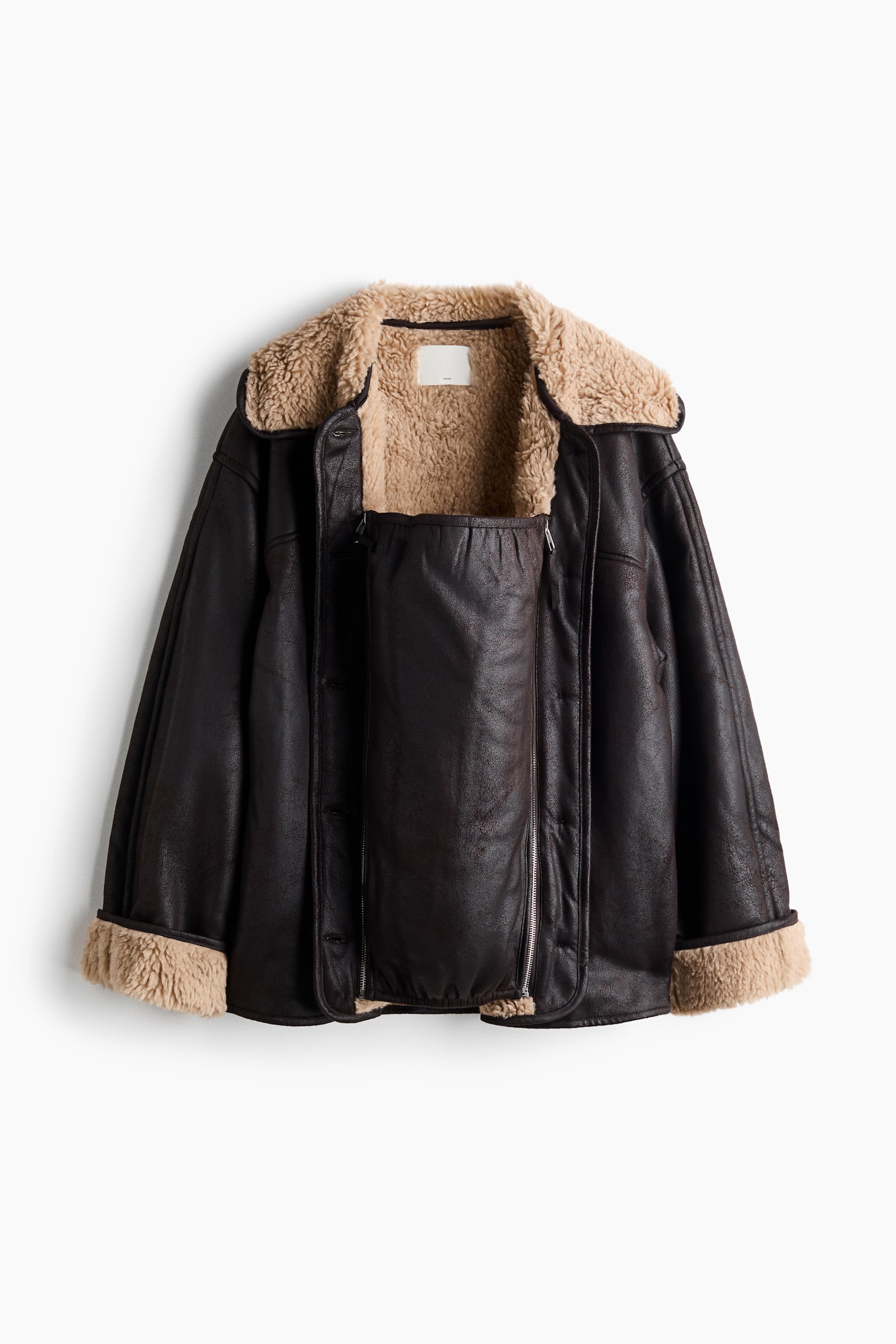 Женская куртка H&M Mama Before & After Babywearing, цвет: Тёмный коричневый — фото 1