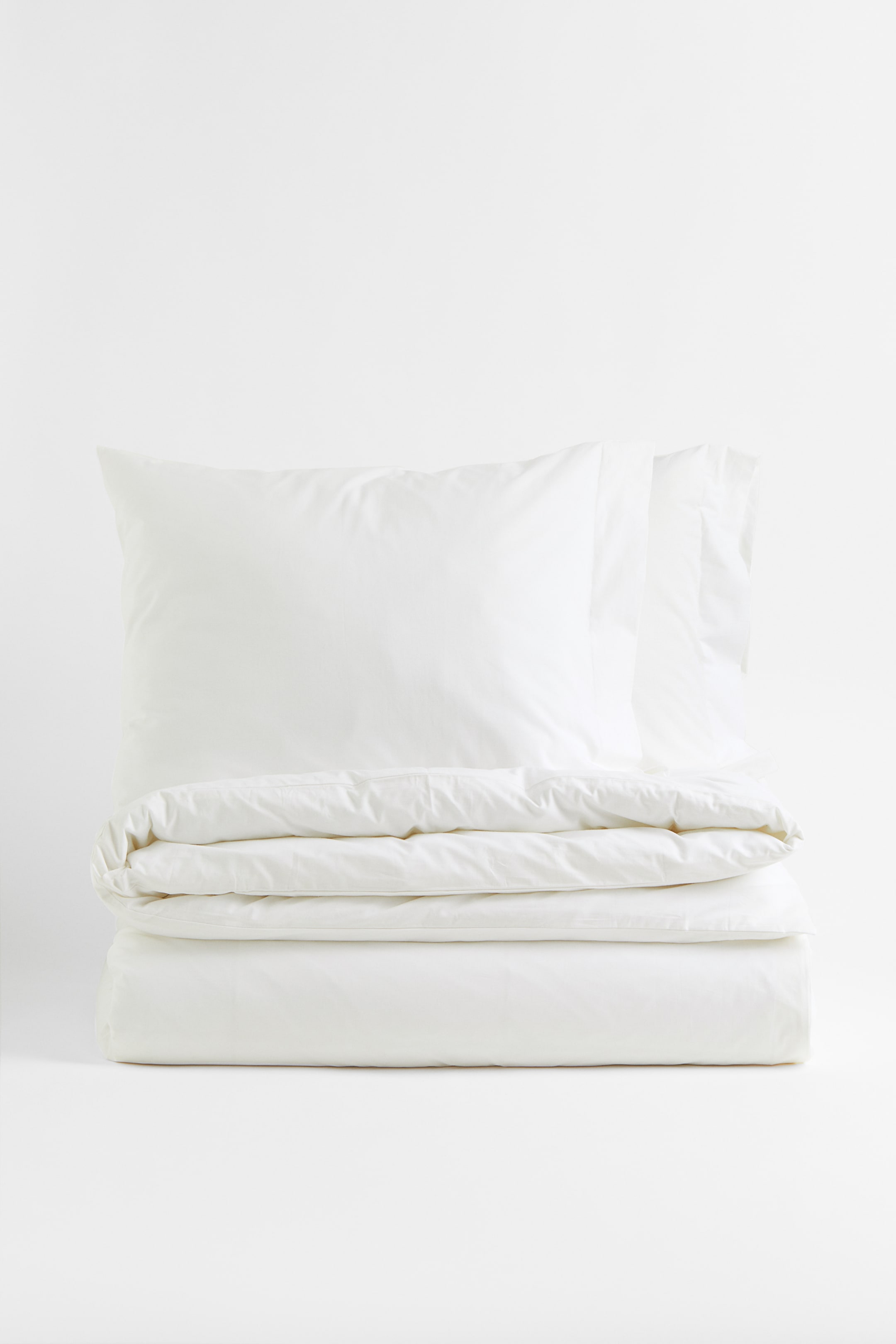 Cotton Percale King/Queen Duvet Cover Set