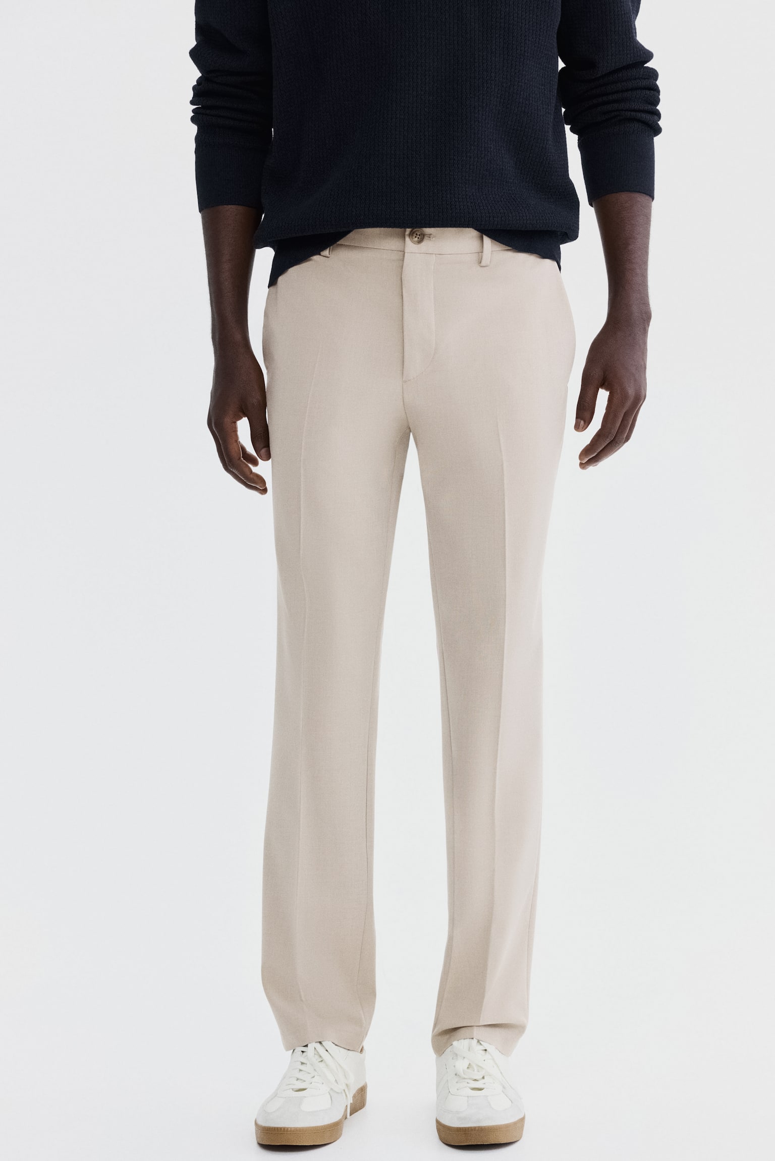 Slim Fit Tailored trousers - Beige/Black/Dark brown/Dark blue/Beige/Grey/Dark brown/Navy blue - 3