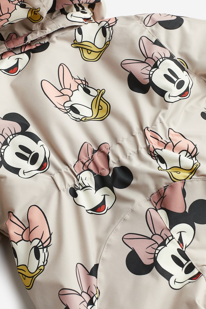 Water-repellent all-in-1 suit - Light greige/Minnie Mouse/Grey/Mickey Mouse - 3
