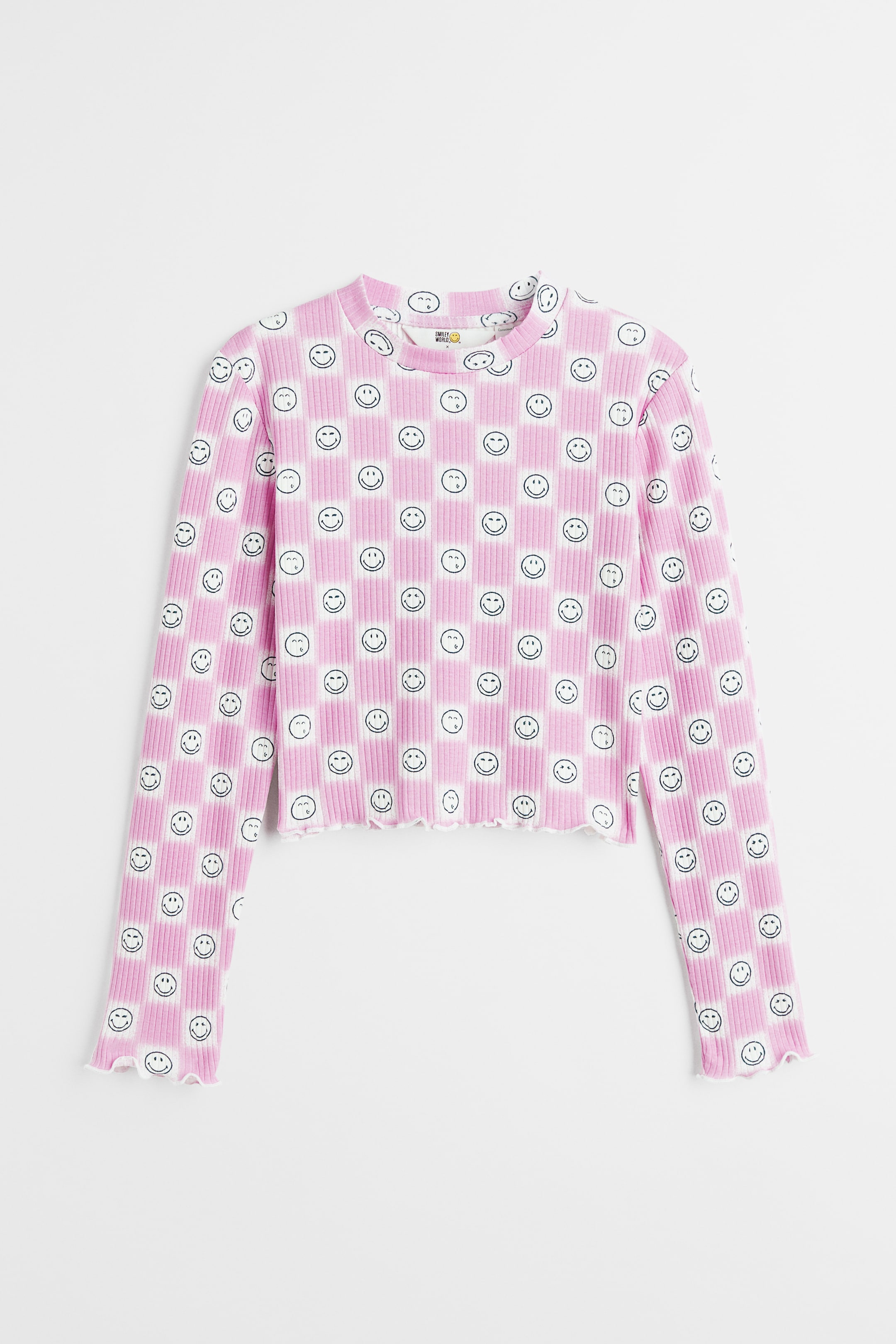 Xem ảnh lớn hơn: Áo jersey in hình - Màu tím nhạt/SmileyWorld® - Kids | H&M VN 1
