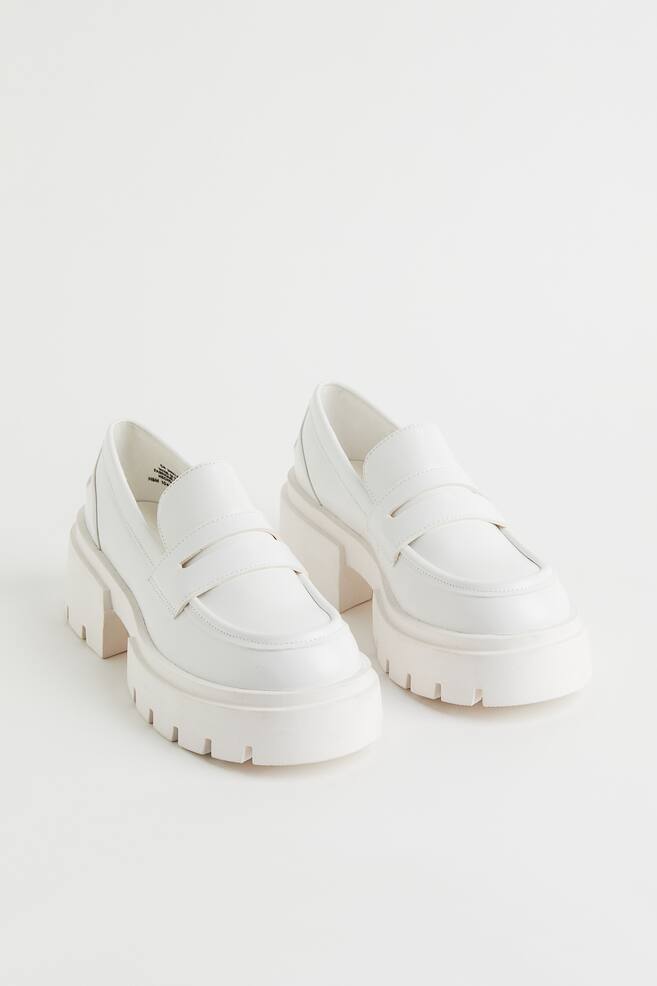 Chunky loafers - White - 4