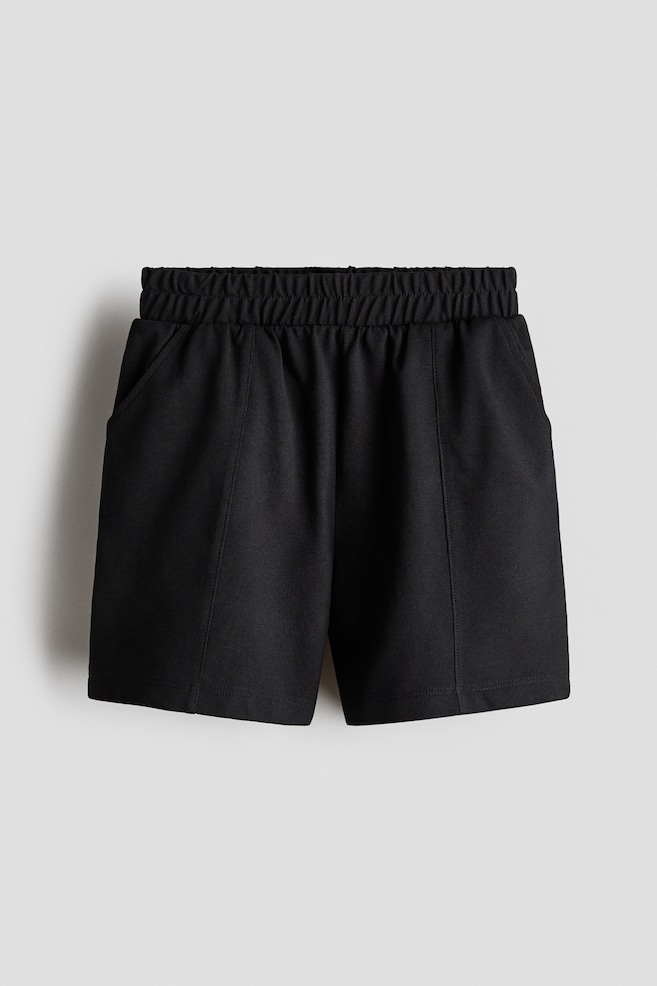 COOLMAX® Piqué shorts - 黑色/海軍藍/綠色/深紅色 - 1