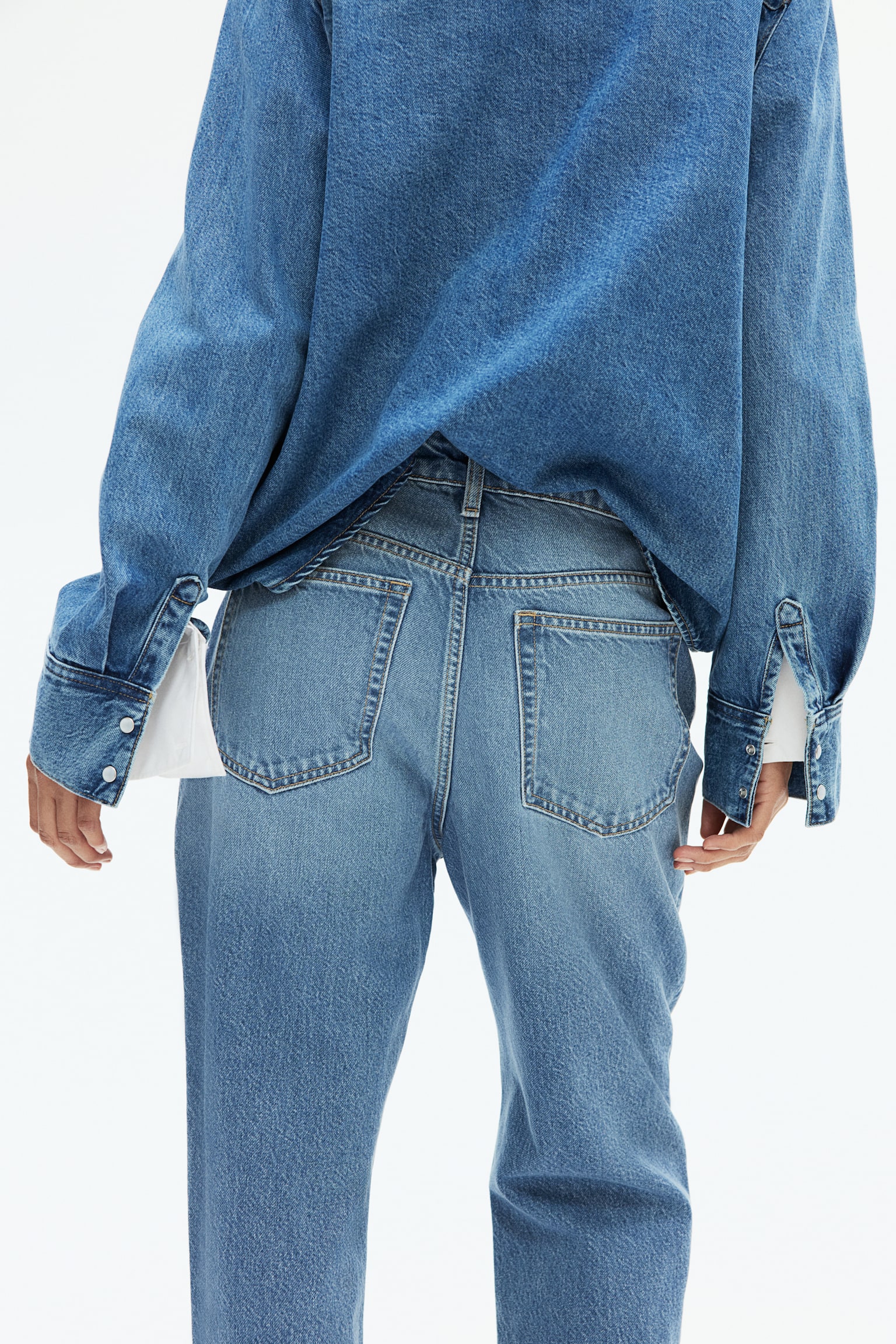 Straight jeans - Denim blue/Denim blue/Light denim blue - 3