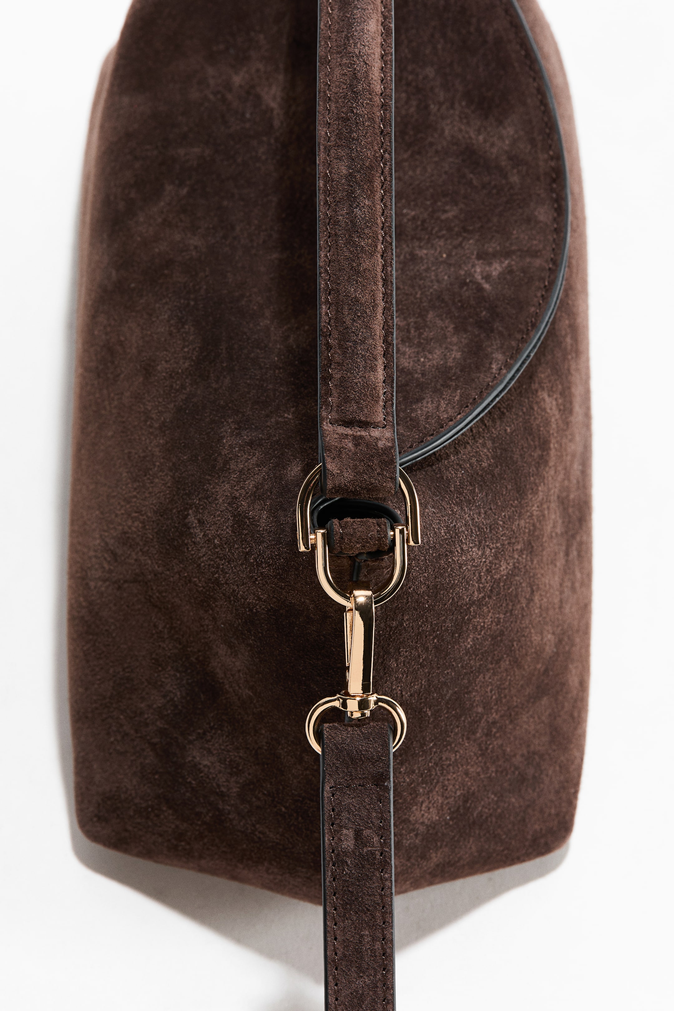 Suede Crossbody Bag