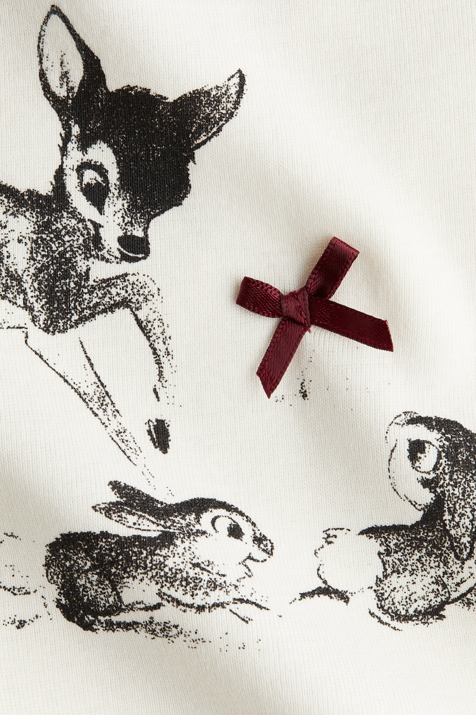 Áo cotton jersey - Màu trắng/Bambi - 5