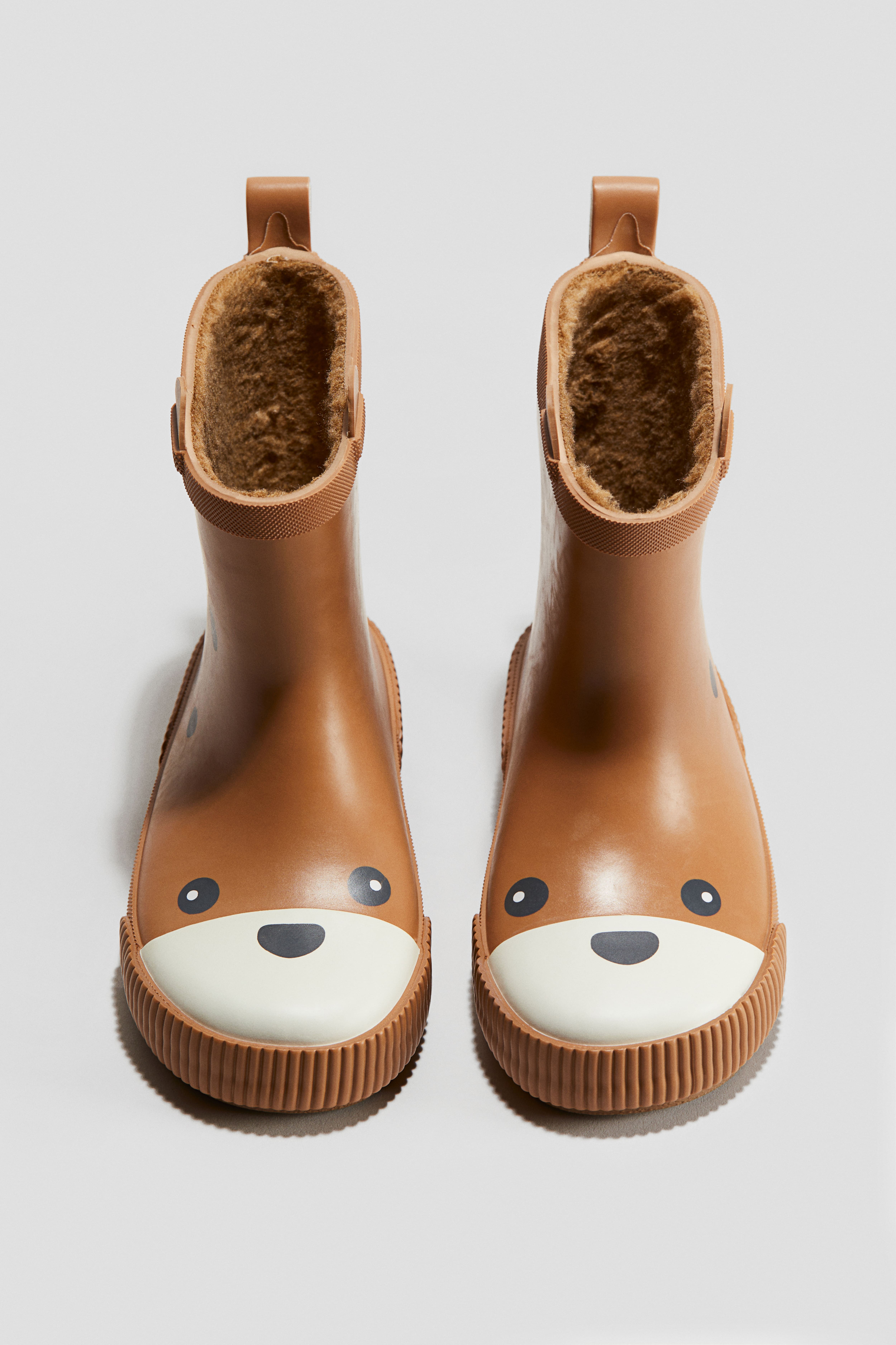 Fleece-Lined Rubber Boots