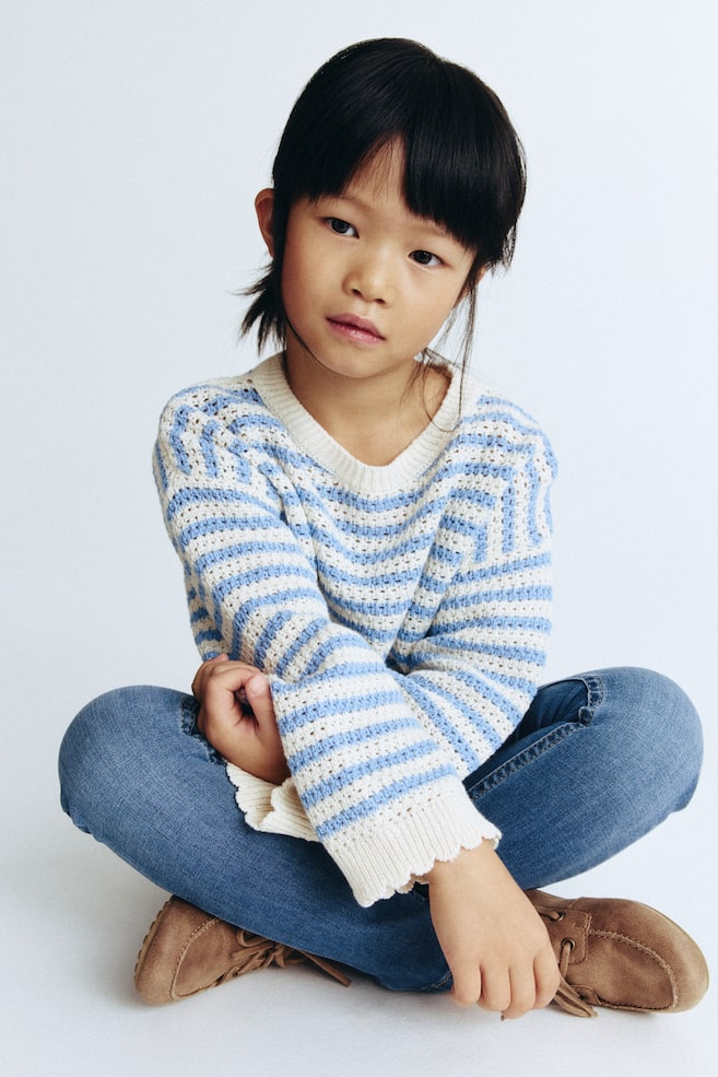 Denim jeggings-Denim blue - 4