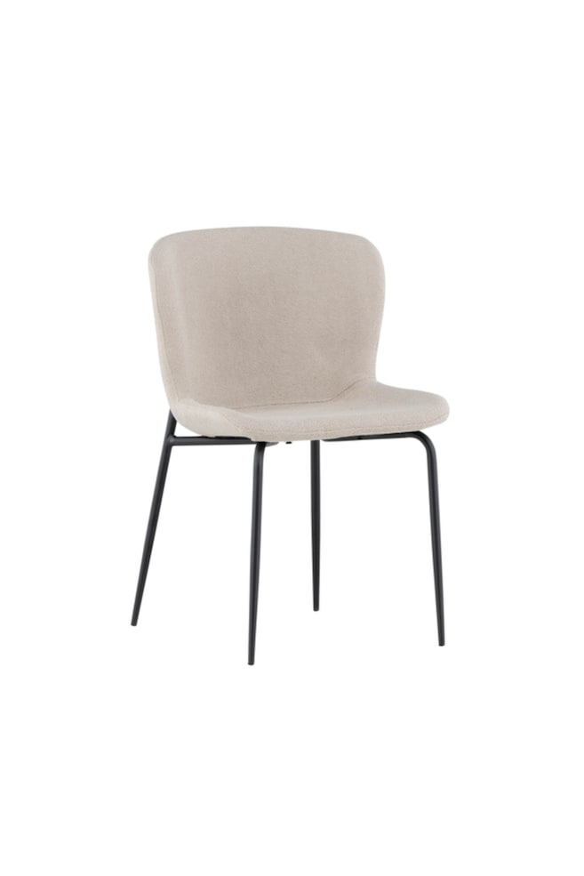 Modesto Chair 2-pack - Steel; Beige/Steel; Dark Grey - 1