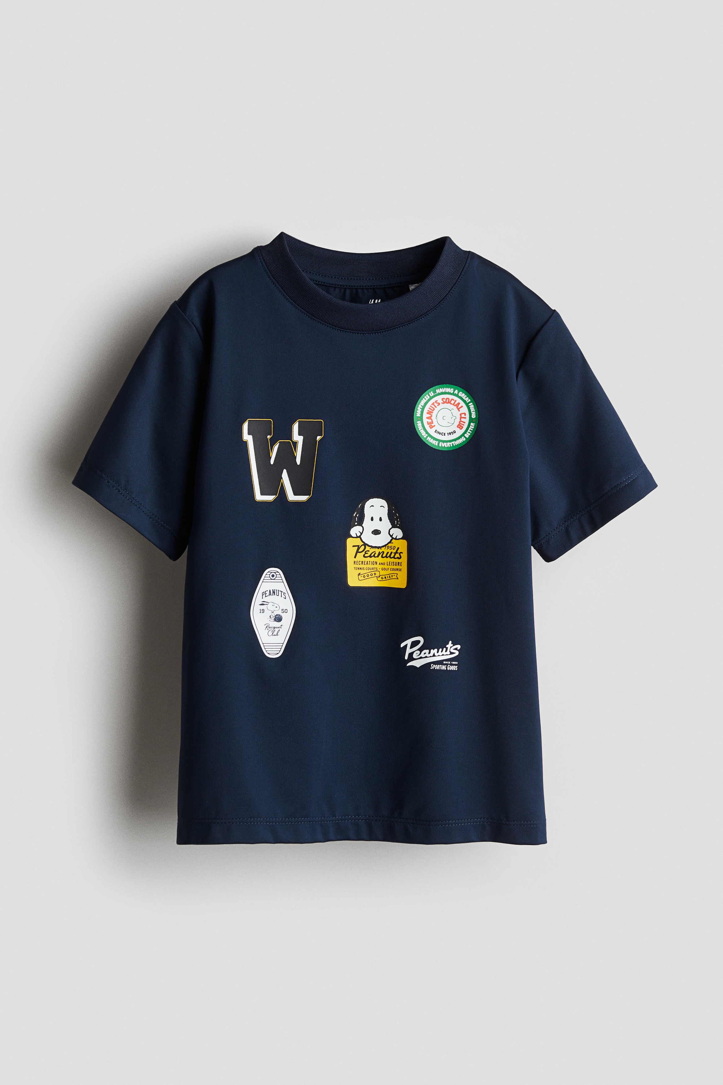 Printed T-shirt - Dark blue/Peanuts/White/Snoopy