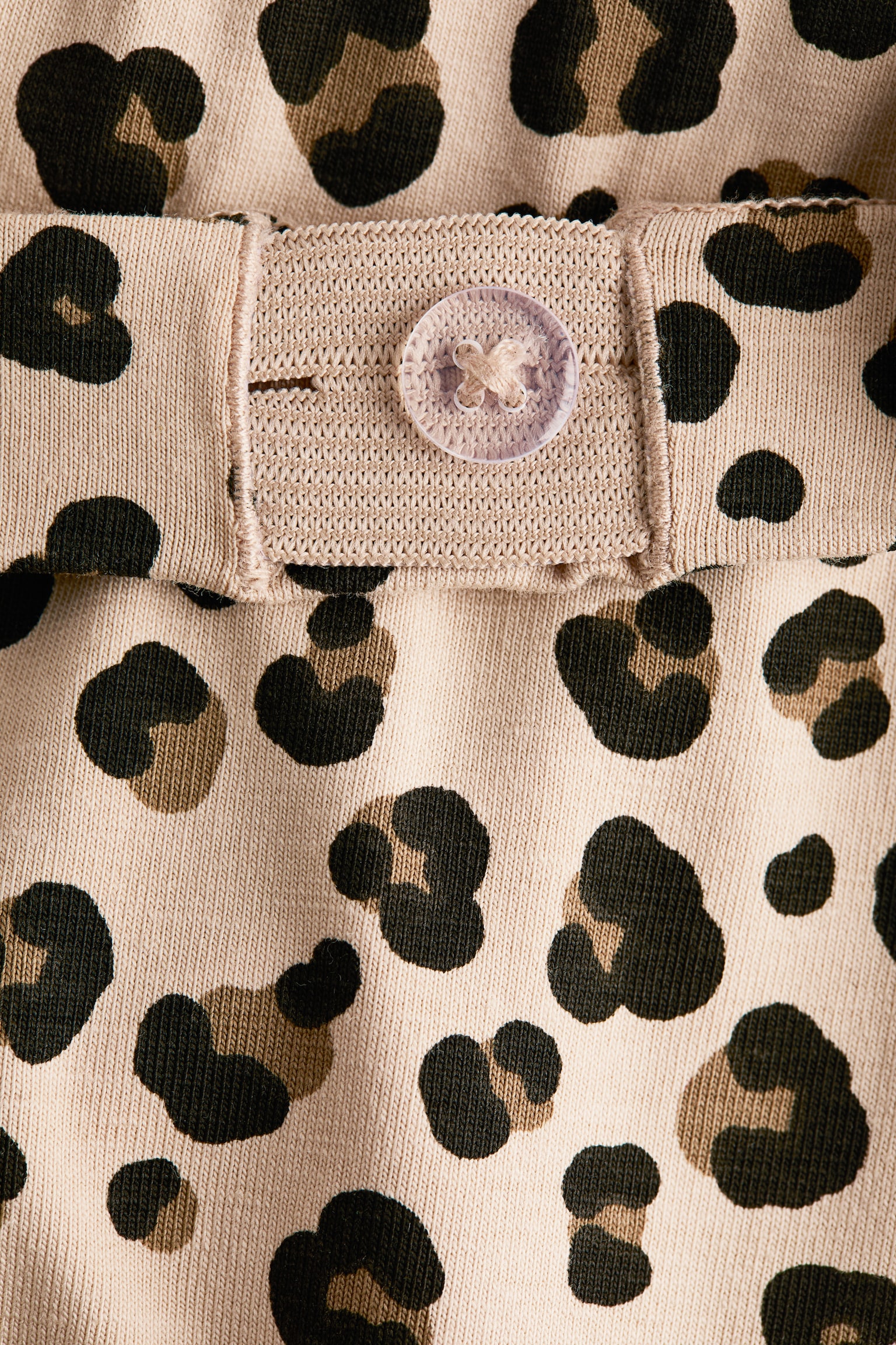 Flared leggings - Beige/Leopard print/Pink/Black/Light beige marl - 2