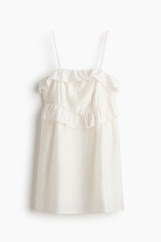 Женские платья H&M Ruffle-Trimmed Strappy Dress