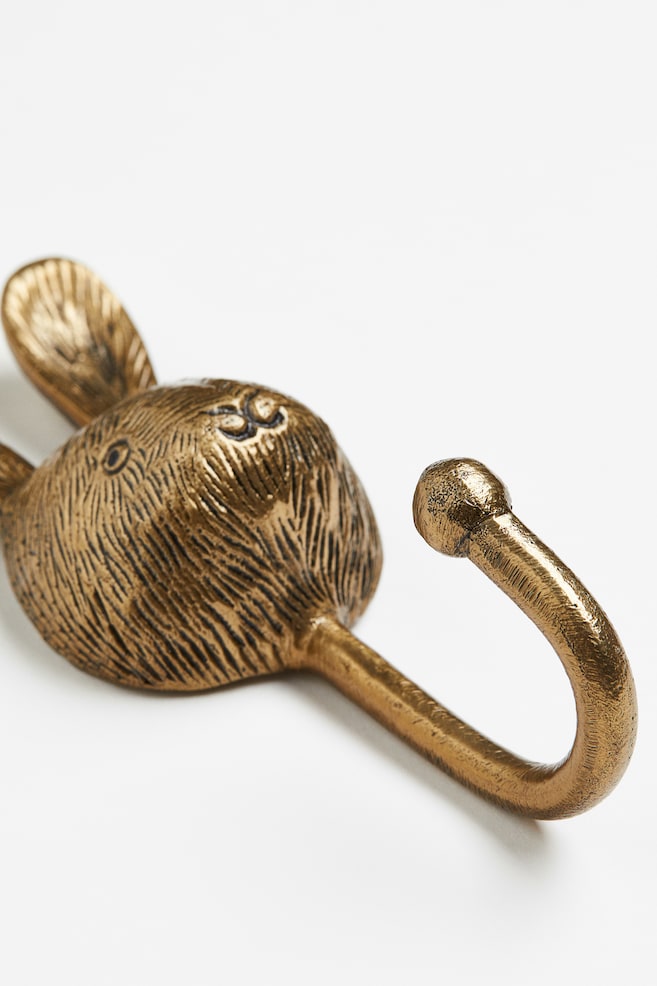 Metal hook - Gold-coloured/Bunny/Gold-coloured/Mouse - 3