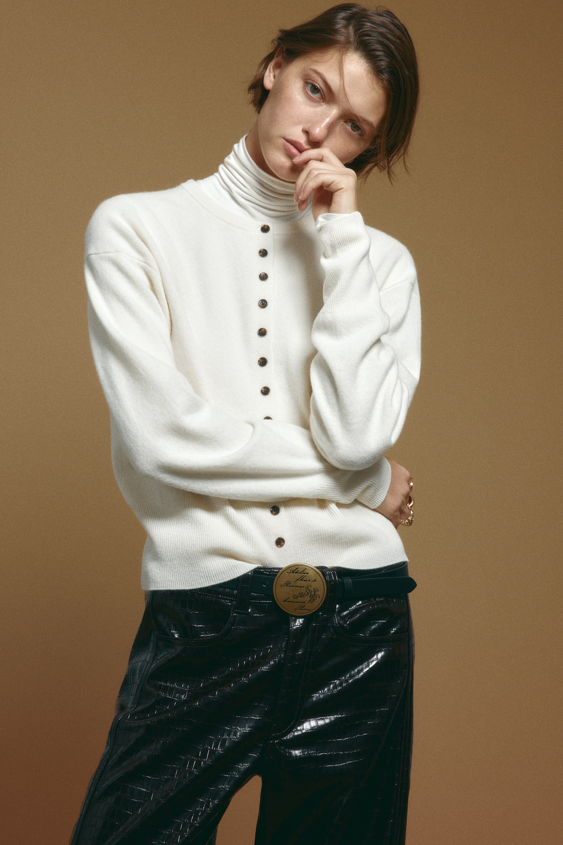 View larger image: Wool cardigan - Cream - Ladies | H&M 1