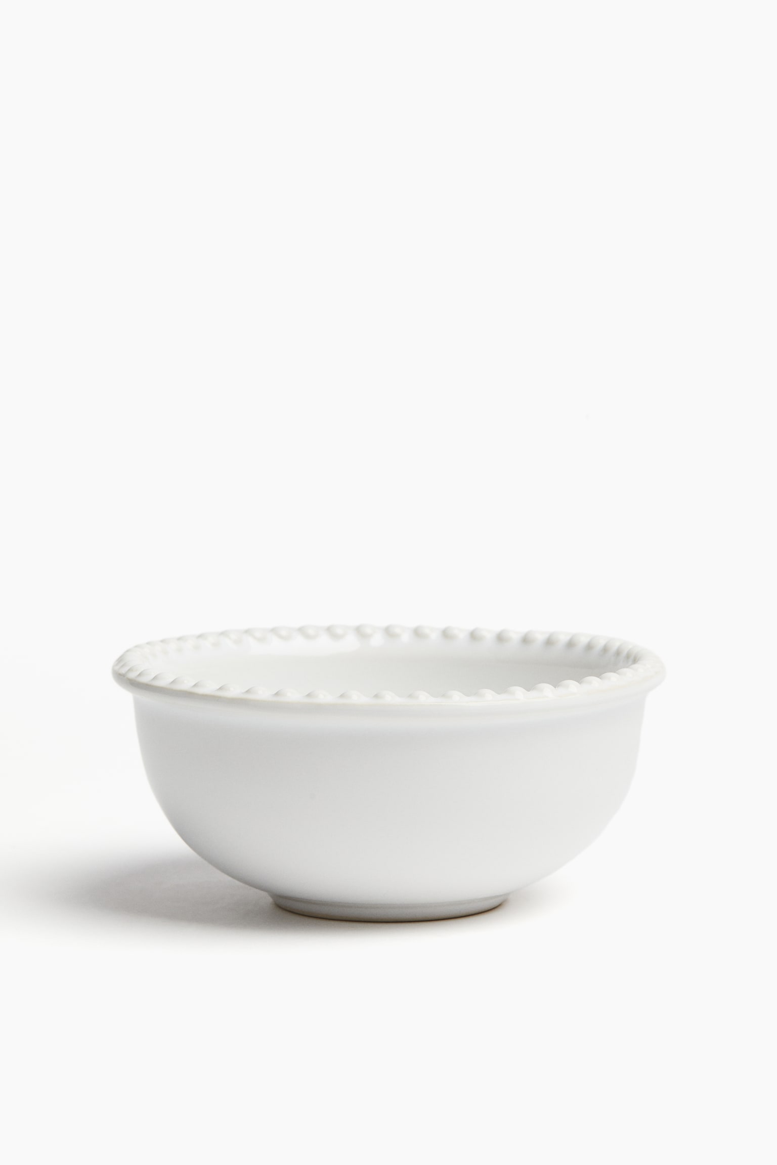 Stoneware bowl - White