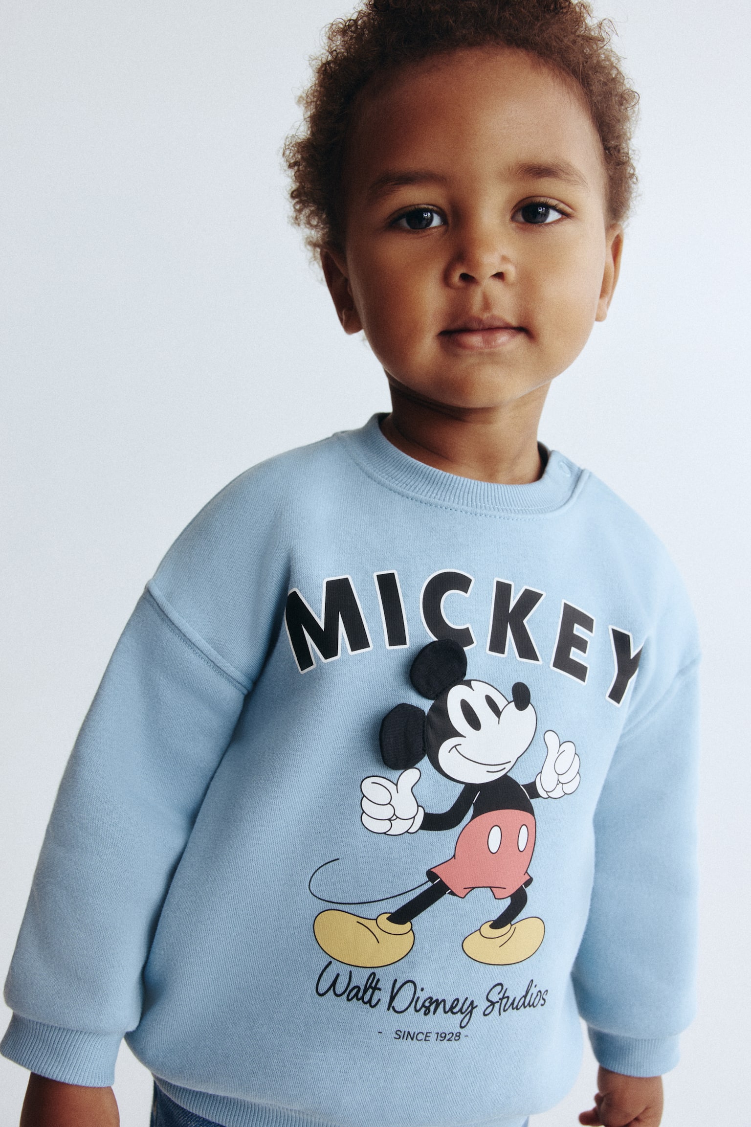 Printed sweatshirt - Light blue/Mickey Mouse/Light grey/Snoopy - 2