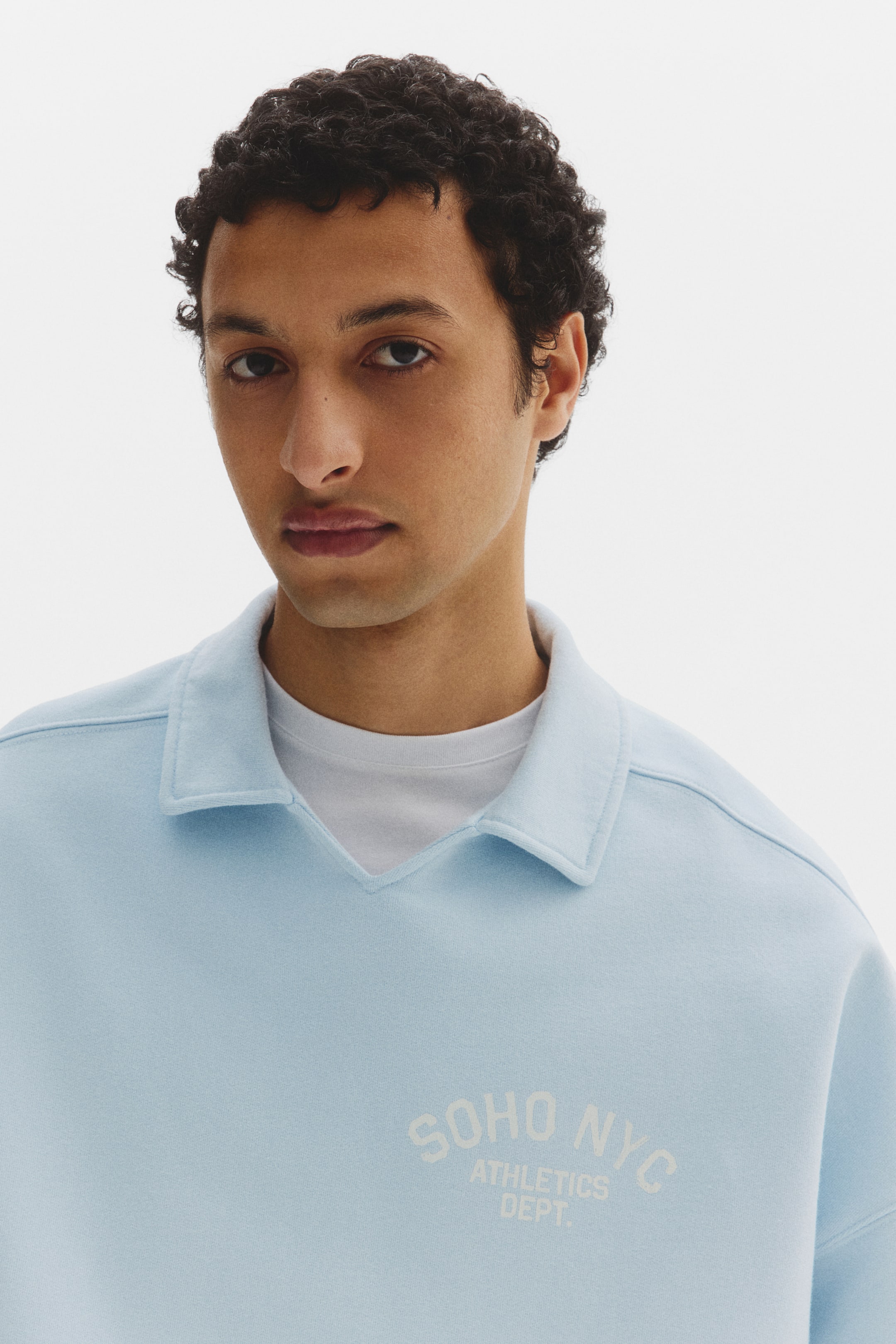 Мужские худи H&M Oversized Rugby Sweatshirt — фото 6