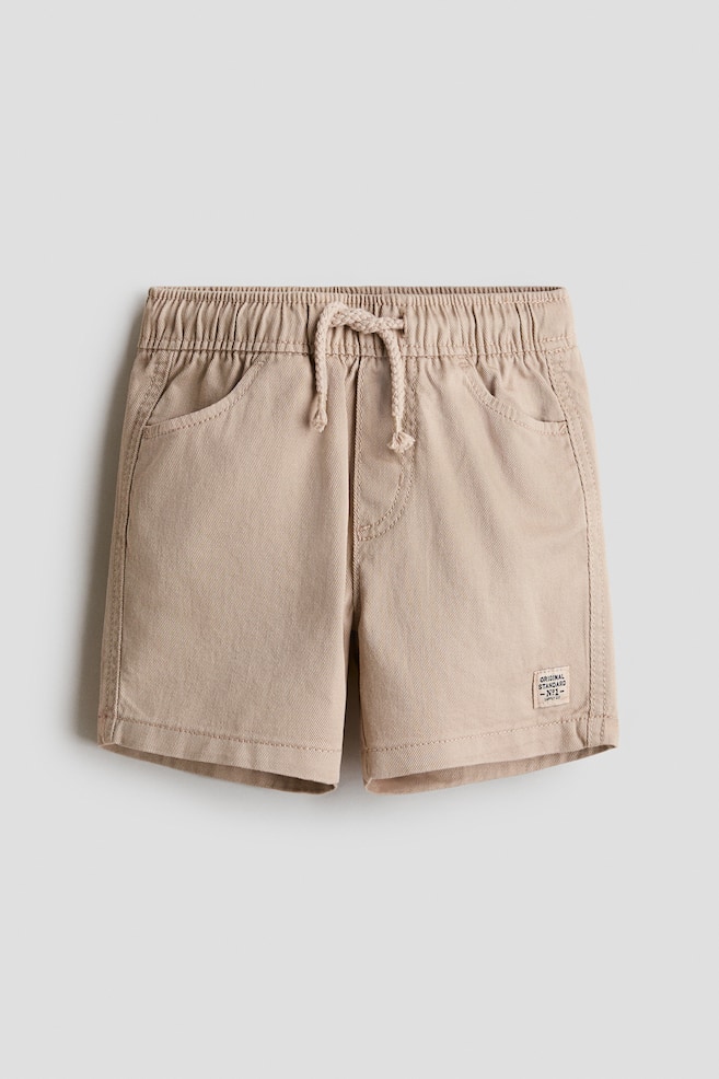 Twill shorts - Beige/Navy blue/Light khaki green/Denim blue - 1