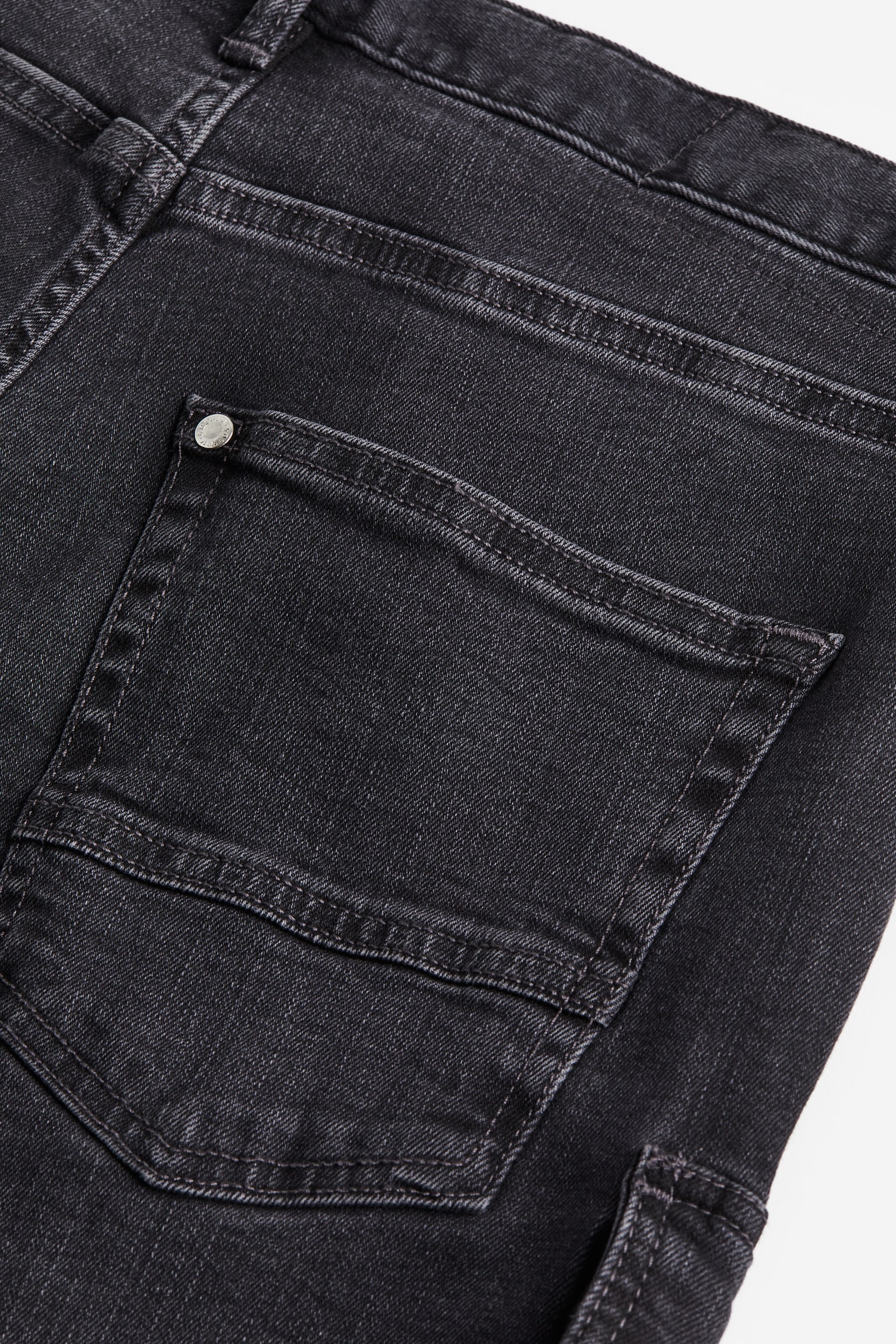 Slim Cargo Jeans - Denim black/Denim blue/Denim black/Denim grey/Light denim blue - 4