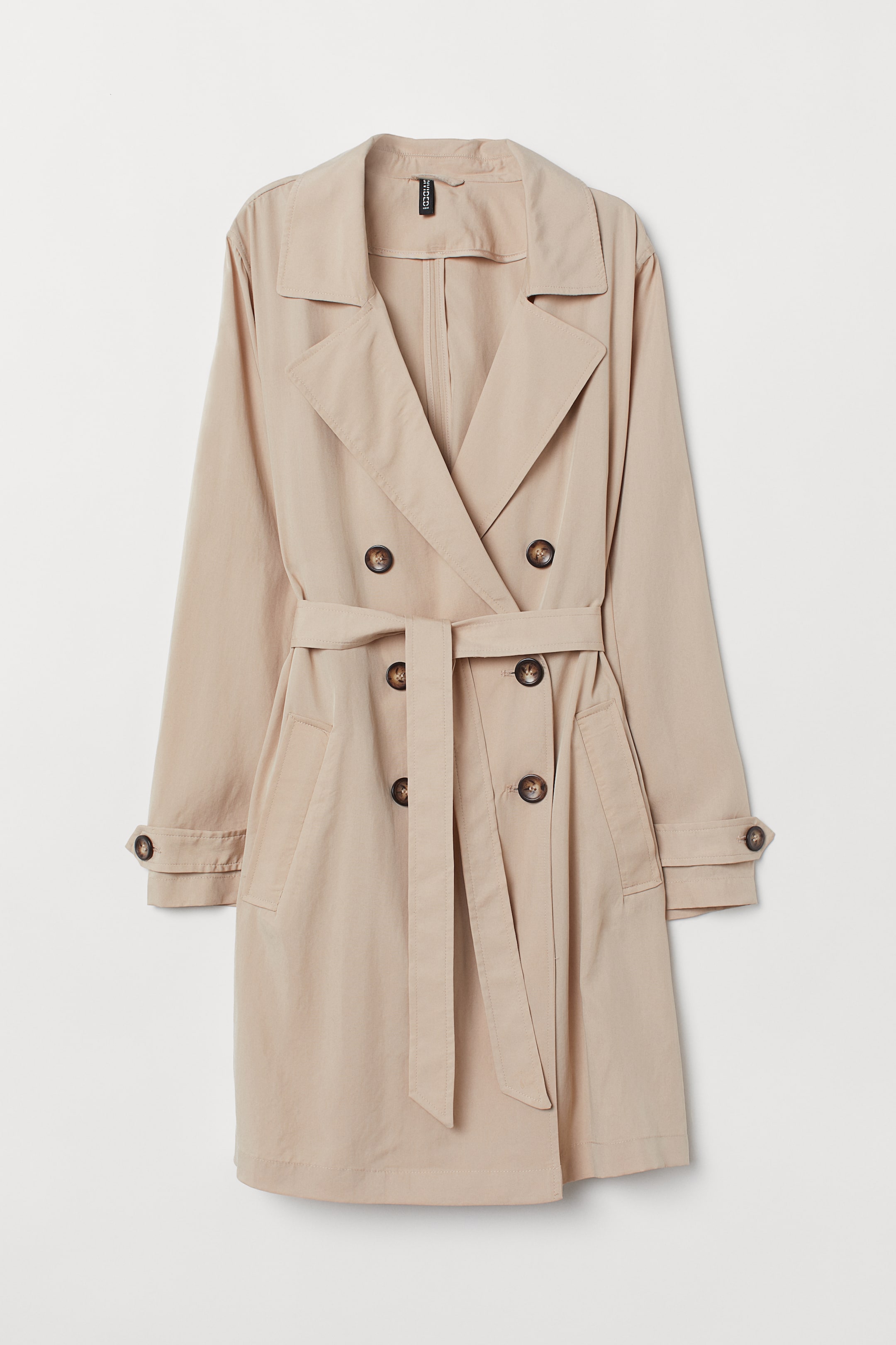 Grotere afbeelding bekijken: Lichtgewicht trenchcoat - Beige - DAMES | H&M NL 1