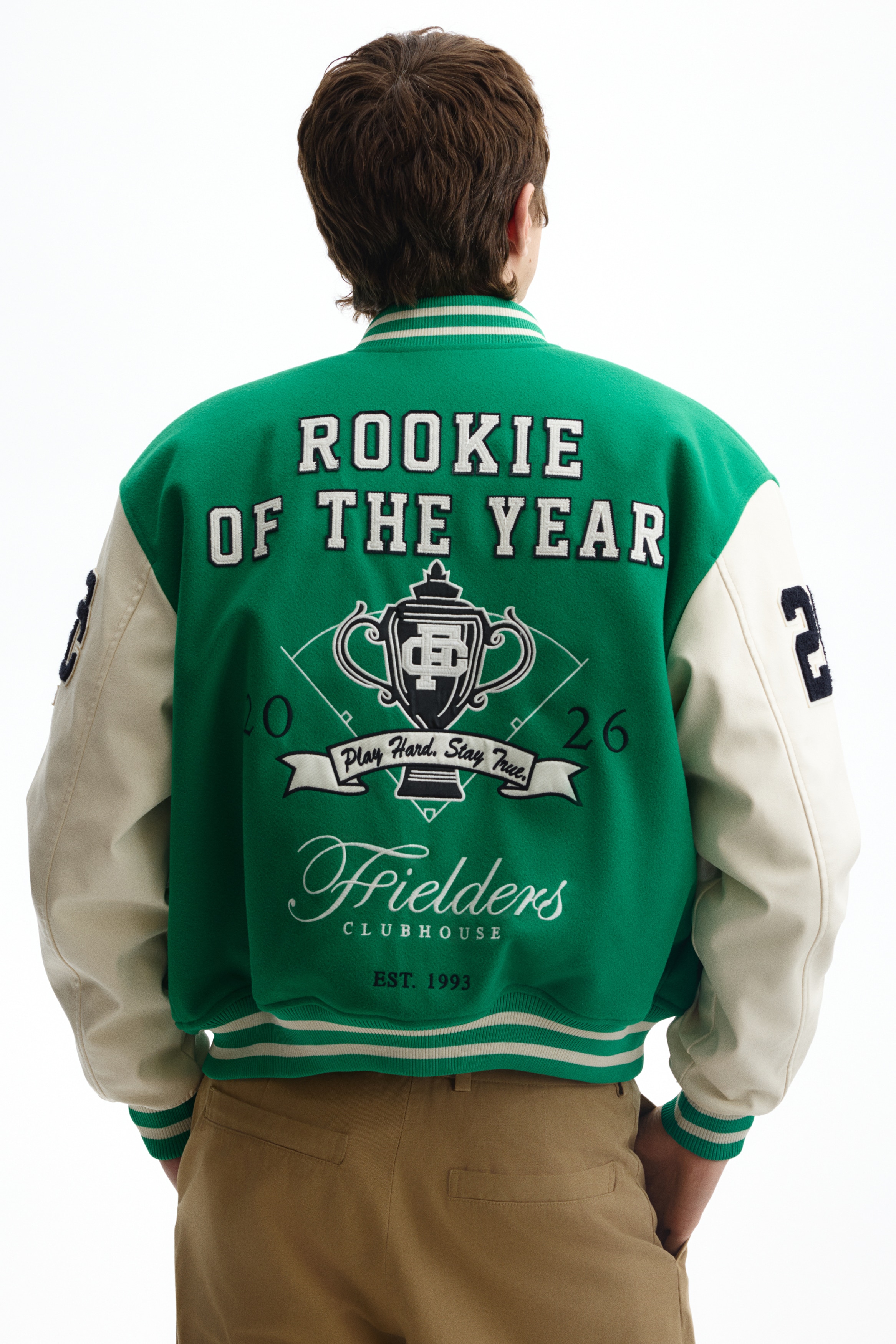 デザインスタジャン - ブラック／Fielders Clubhouse - Men | H&M JP