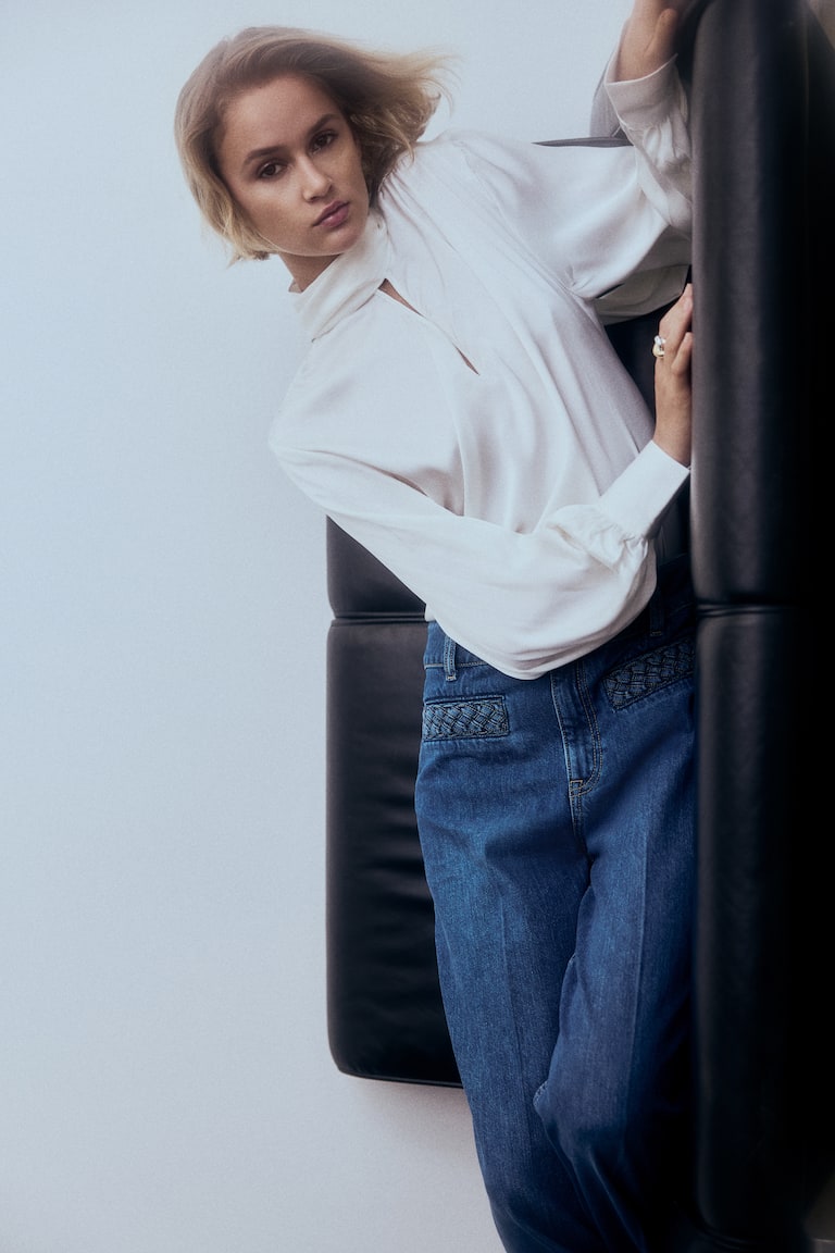 Wide High Jeans