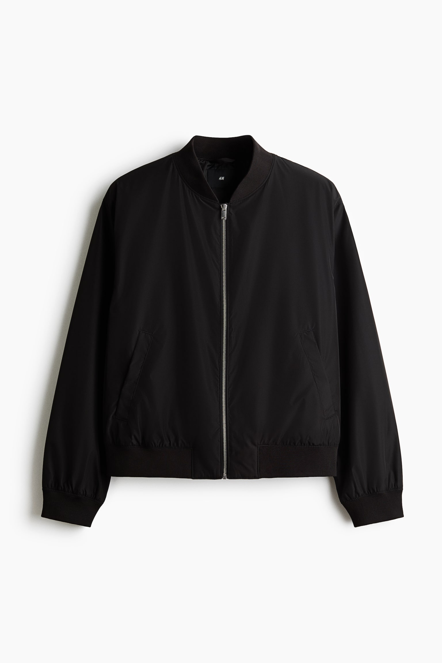 Lightweight Bomber Jacket - Black/Dark beige/Dark blue - 1