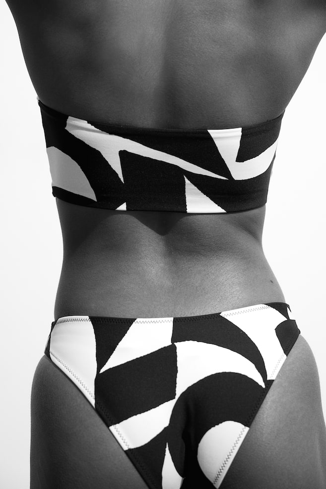 Bikini bottoms - Black/White patterned/Black/Navy blue/Light blue/Striped/dc - 1